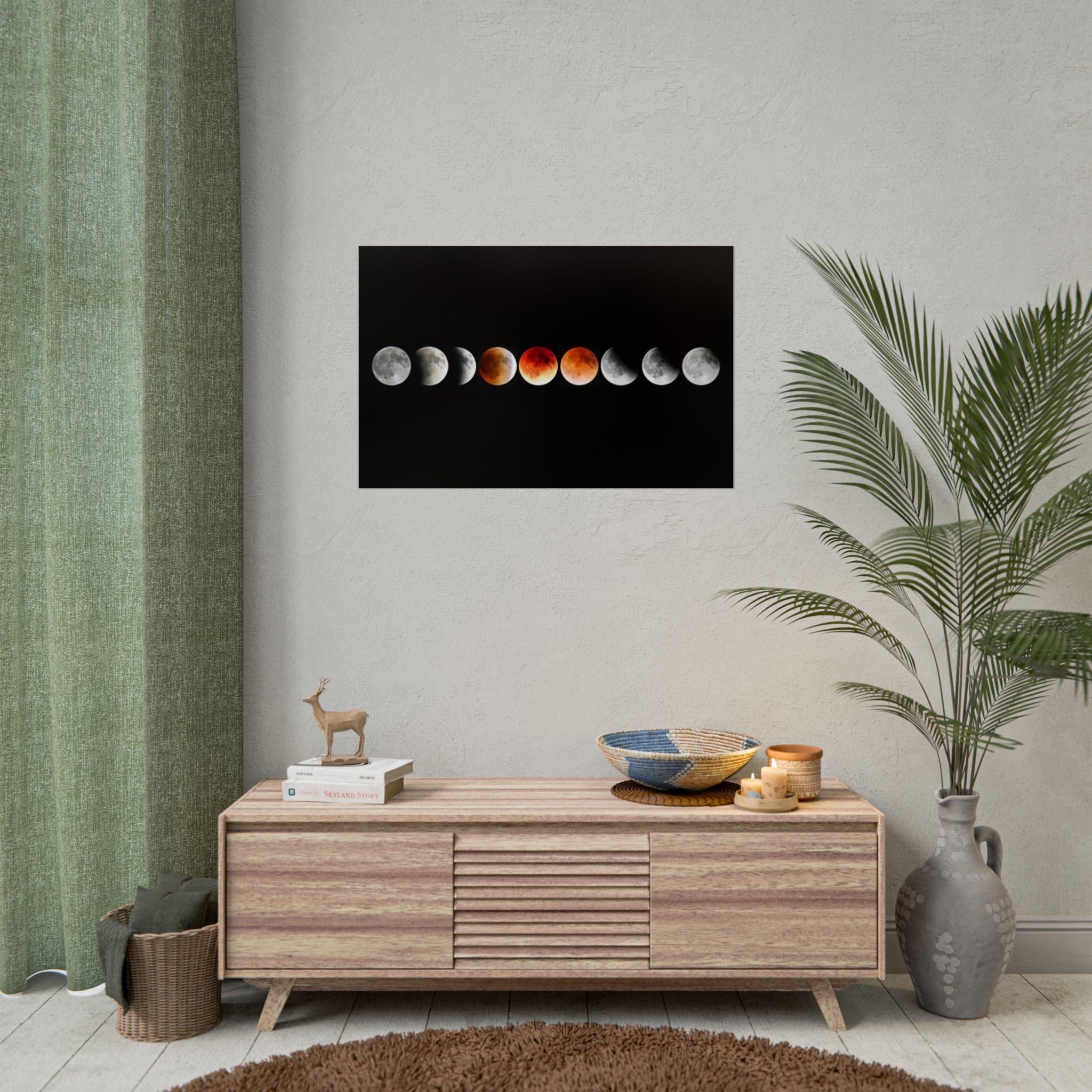 moon-phases-poster-wall-art-lunar-eclipse-wall-art-decor-home-decor-celestial-wall-hanging-astronomy-gift-space-poster