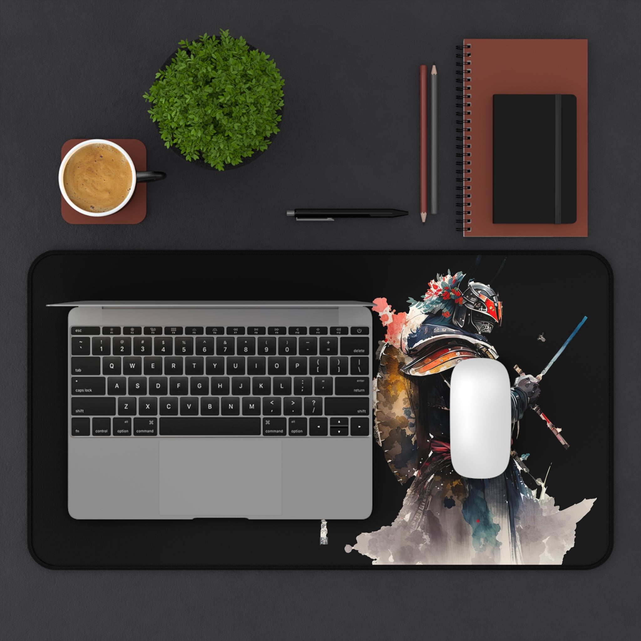 japanese-samurai-watercolor-mousepad-grey-desk-mat-desk-pad-for-home-office-large-gaming-work-desk-large-keyboard-mat-gift-fo