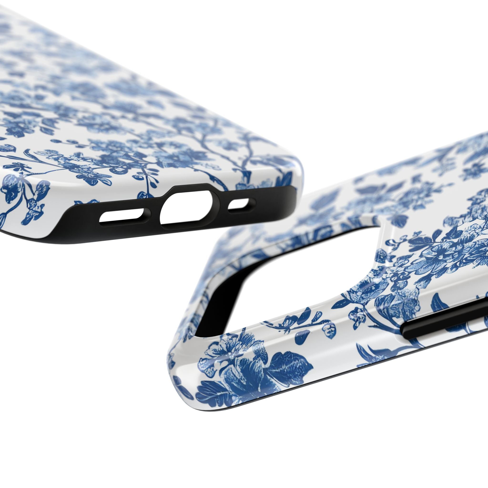 french-toile-floral-tough-iphone-case-blue-iphone-cover-protective-iphone-case-hard-shell-iphone-case-vintage-design-phone-ca