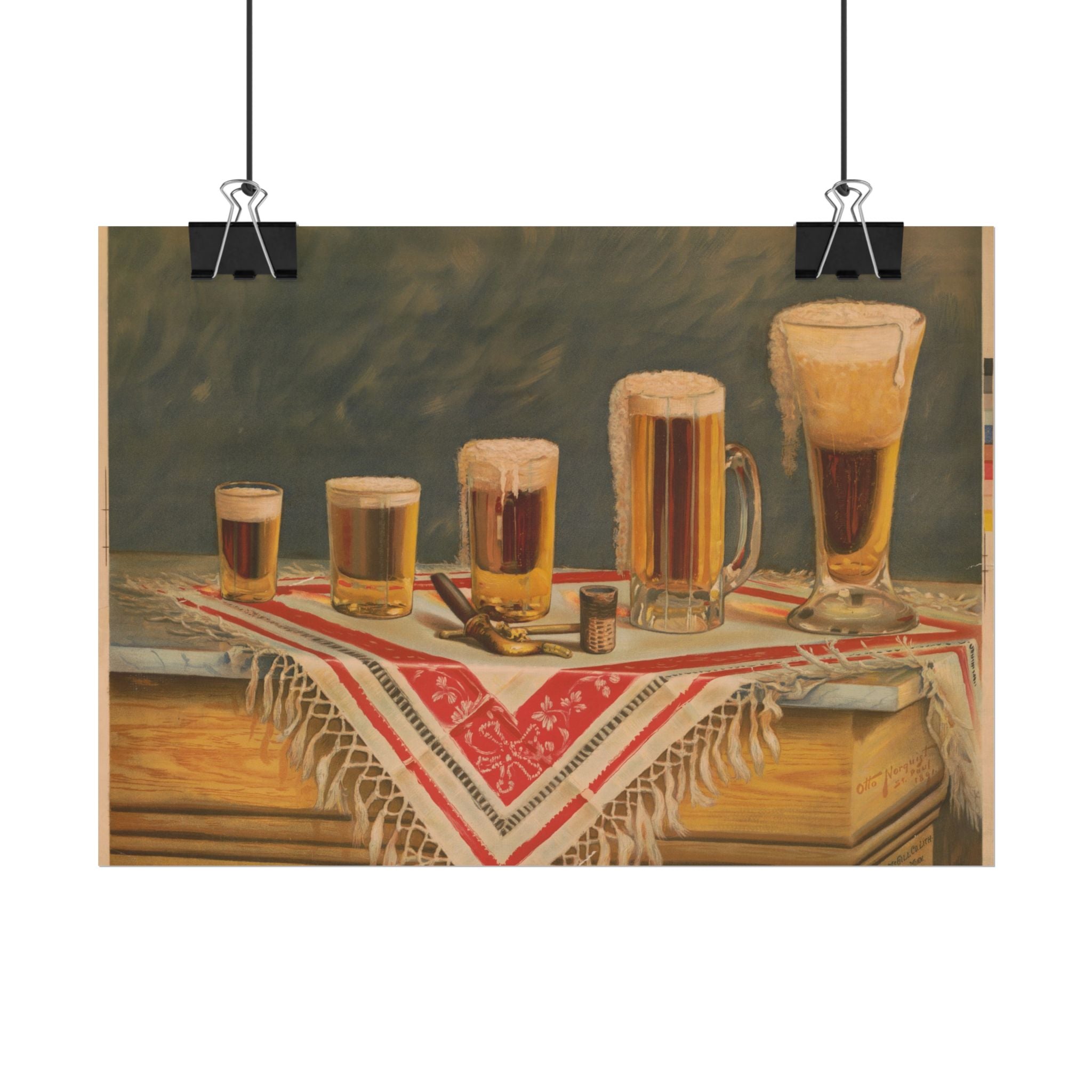 Vintage Beer Poster Print, Beer Wall Art, Bar Decor, Living Room Decor, Alcohol Gift, Poster Print, Beer Gift, Beer Lover, Beer Poster