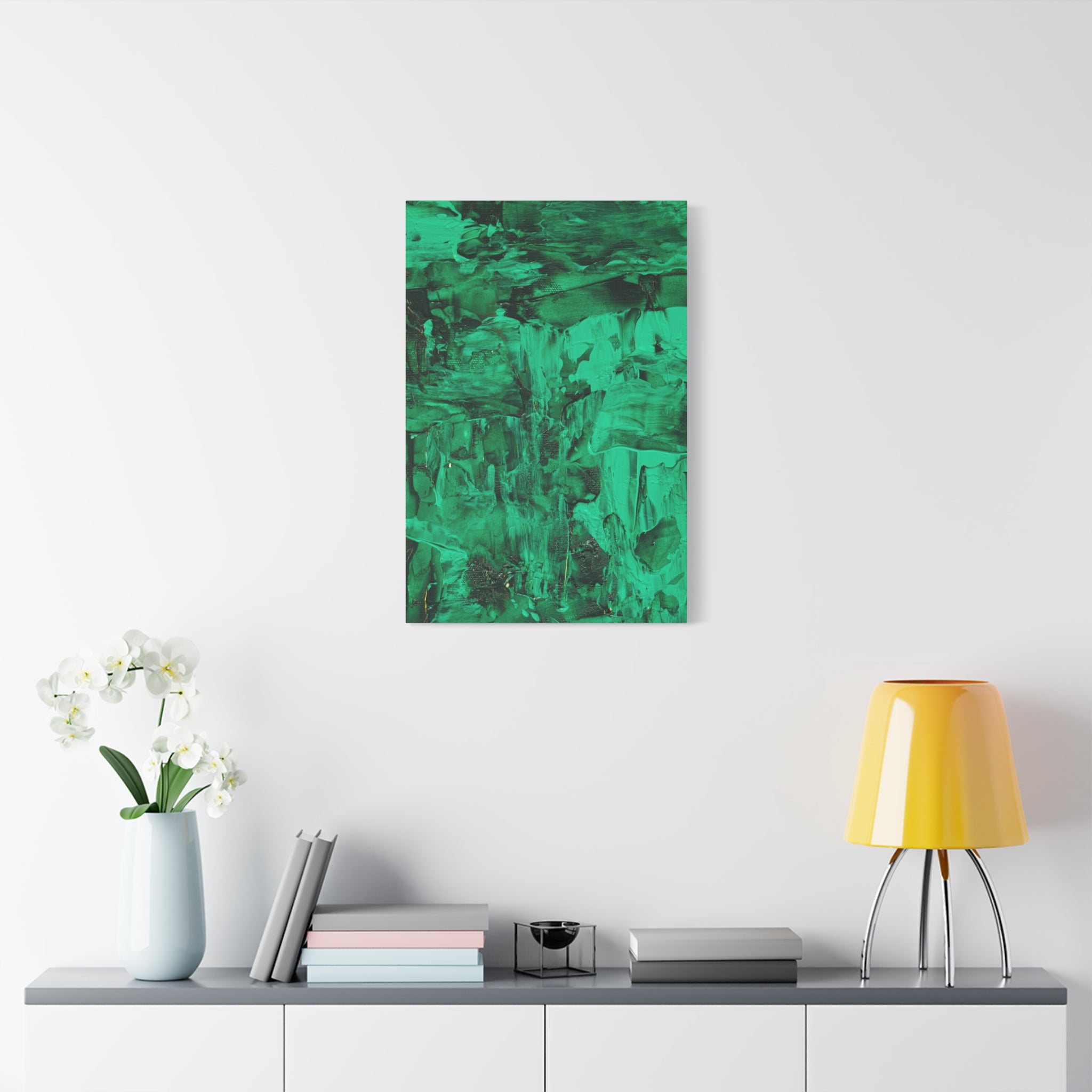 canvas-print-abstract-green-painting-wall-art-home-decor-office-decor-green-canvas-bedroom-gallery-wrap-modern-art-green-prin