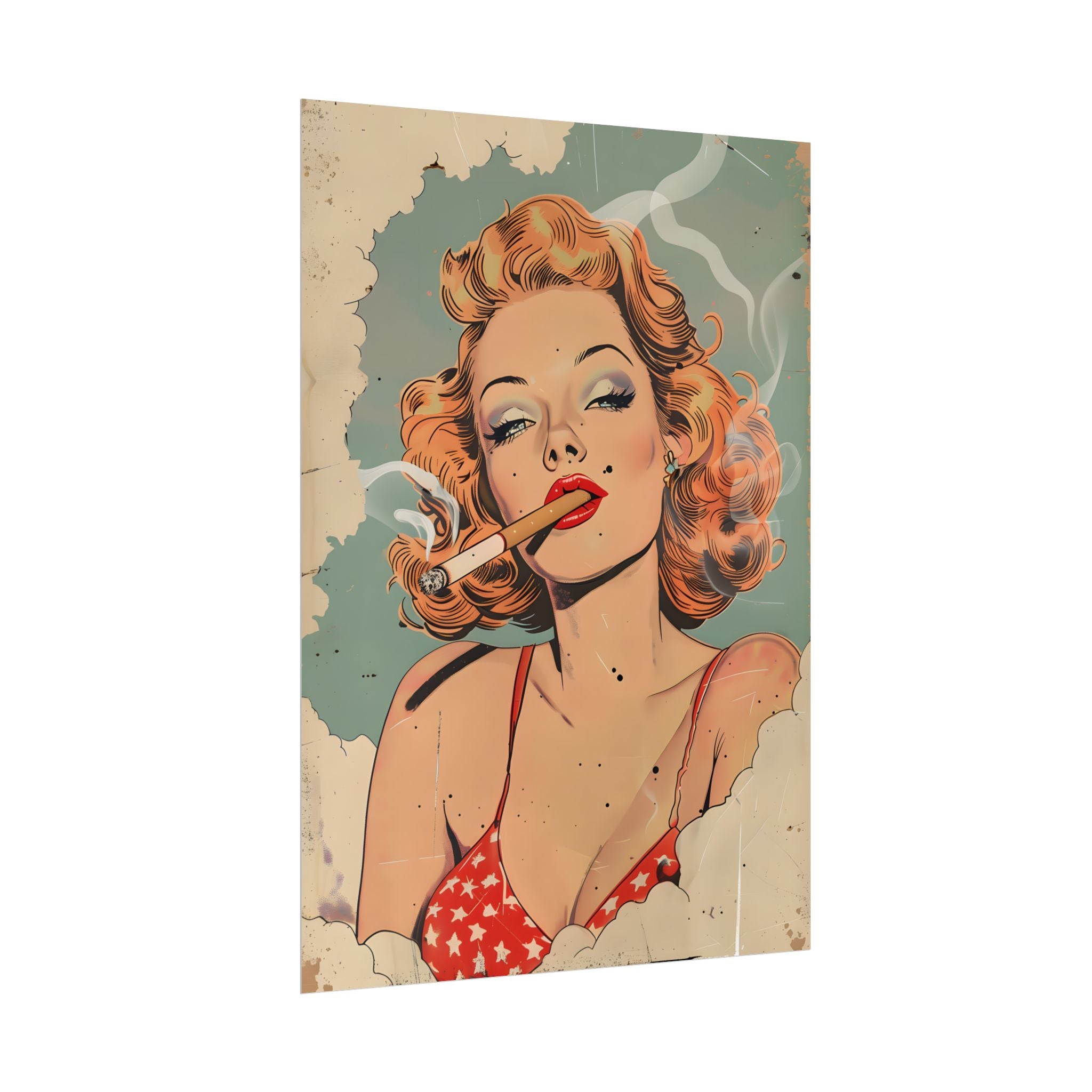 vintage-pin-up-girl-poster-print-girl-smoking-cigarette-wall-art-retro-pinup-poster-pin-up-illustration-home-decor-wall-hangi