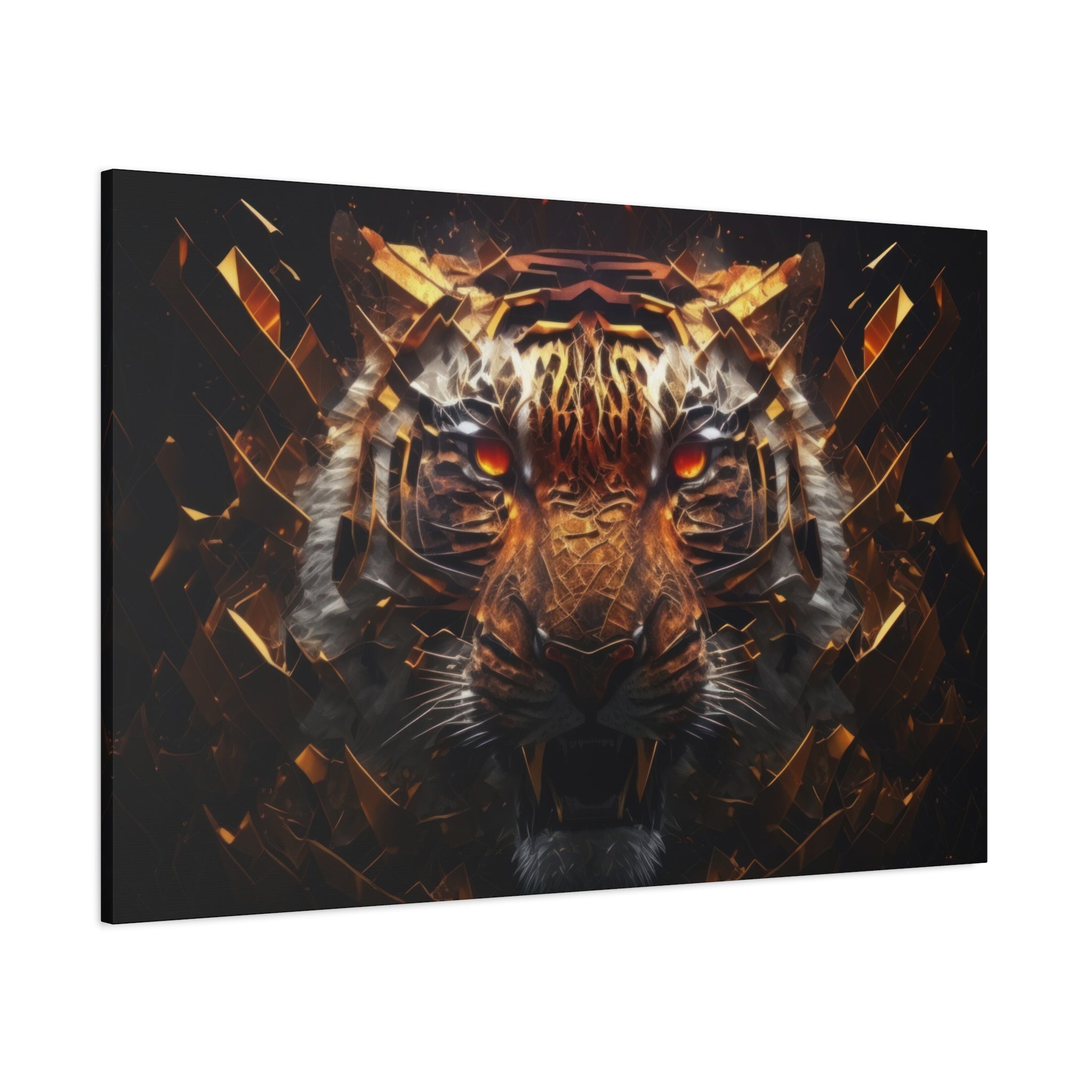 canvas-print-tiger-face-predator-fantasy-art-home-living-room-decor-matte-stretched-wall-art-animal-art-tiger-canvas