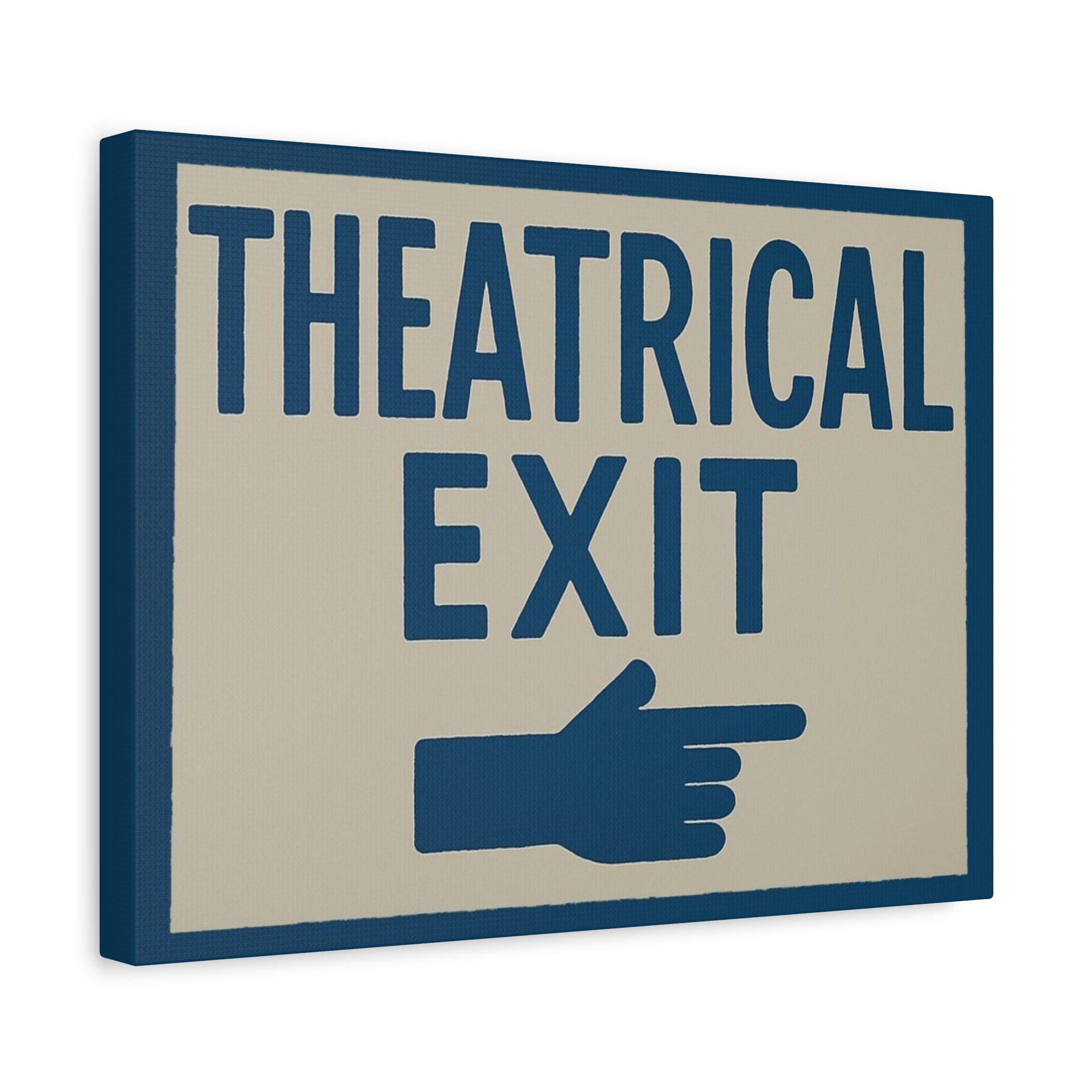 canvas-print-dramatic-exit-funny-wall-art-matte-stretched-1-25-poster-comedy-home-decor-theater-room-decoration-humorous-wall