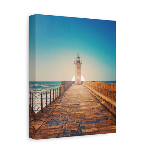 canvas-print-lighthouse-on-rock-matte-canvas-stretched-1-25-inch-coastal-wall-art-nautical-decor-beach-house-decoration-seasi
