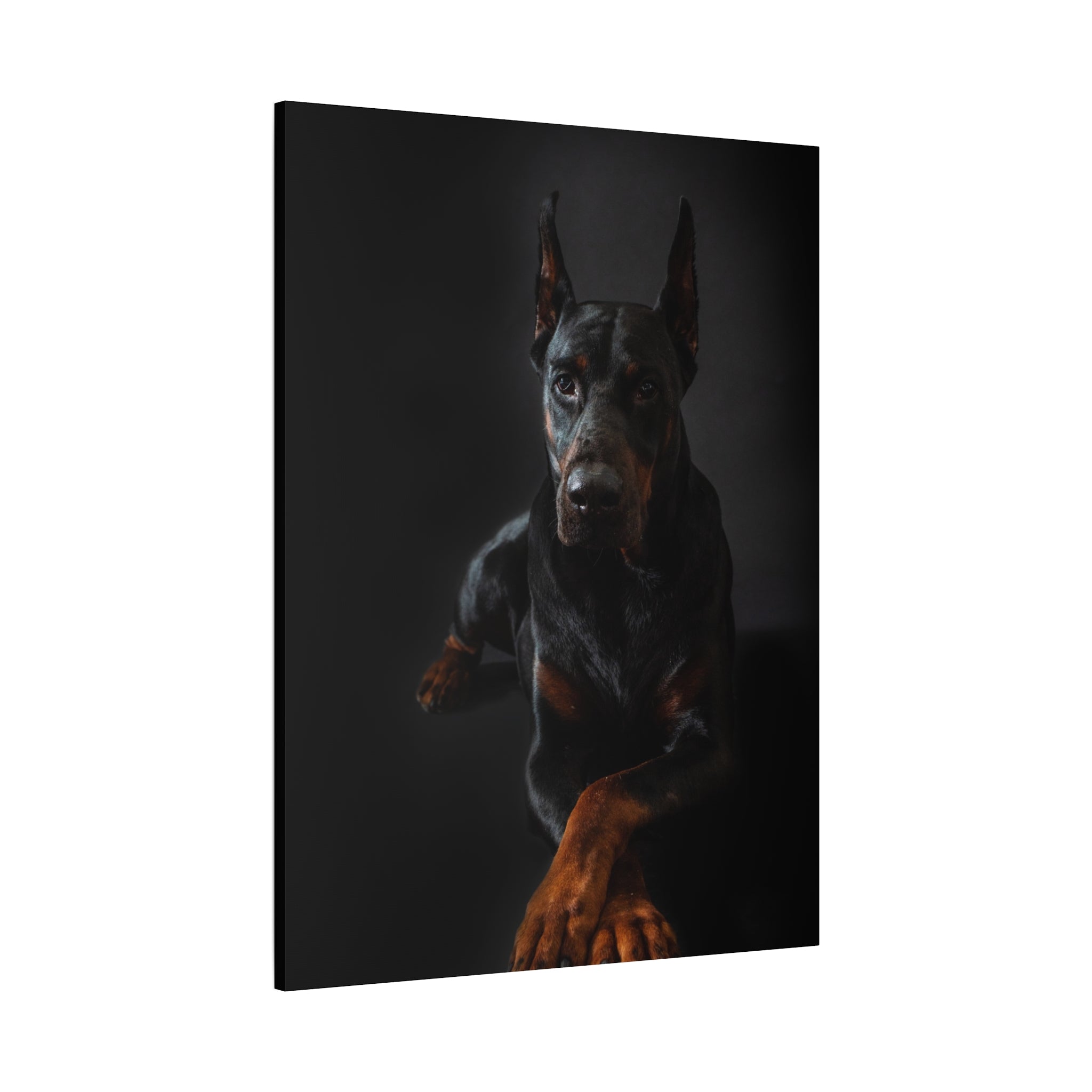 canvas-print-doberman-dog-wall-art-home-decor-office-decor-stretched-matte-canvas-1-25-gift-for-dog-lovers-animal-artwork-pet