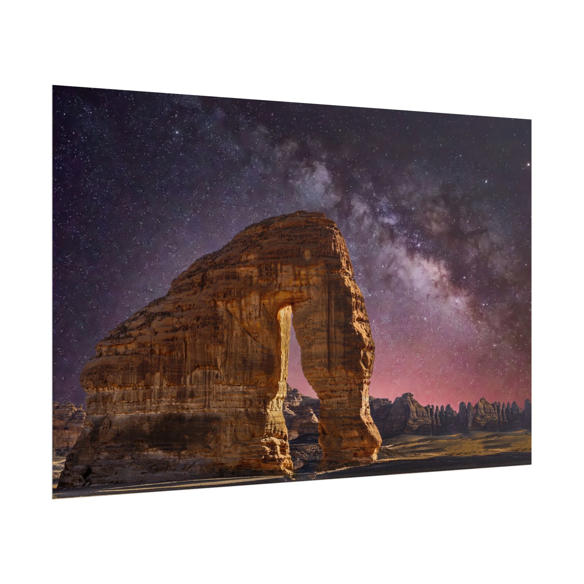 desert-landscape-poster-print-milky-way-poster-wall-art-milky-way-decor-artwork-unique-home-decor-starry-night-picture