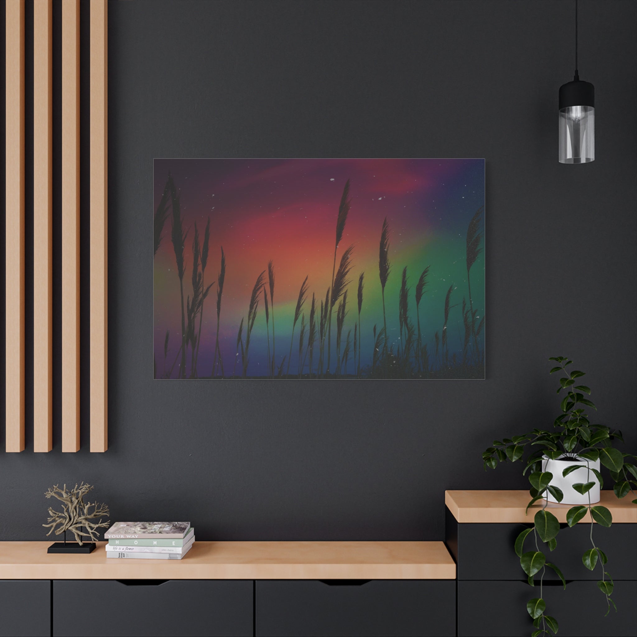 canvas-wall-art-aurora-borealis-scenery-northern-lights-canvas-print-home-decor-starry-night-picture-housewarming-gifts-wall-