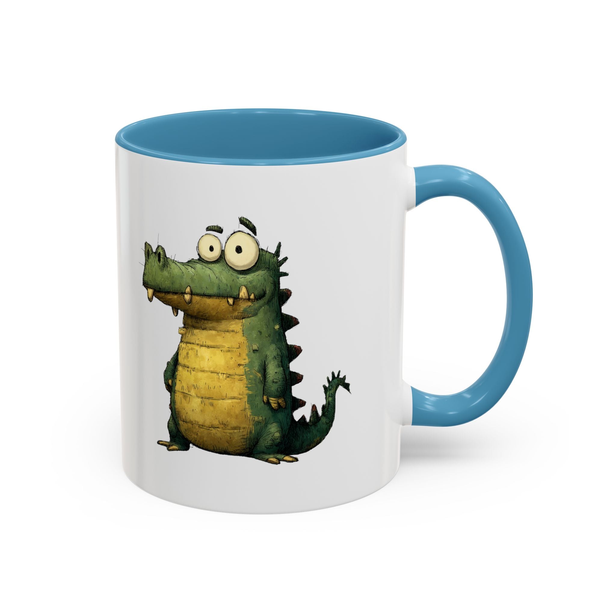 Funny Alligator Accent Coffee Mug | Cute Animal Mug for Nature Lovers, Ideal Gift for Birthdays, Holidays, Home Decor