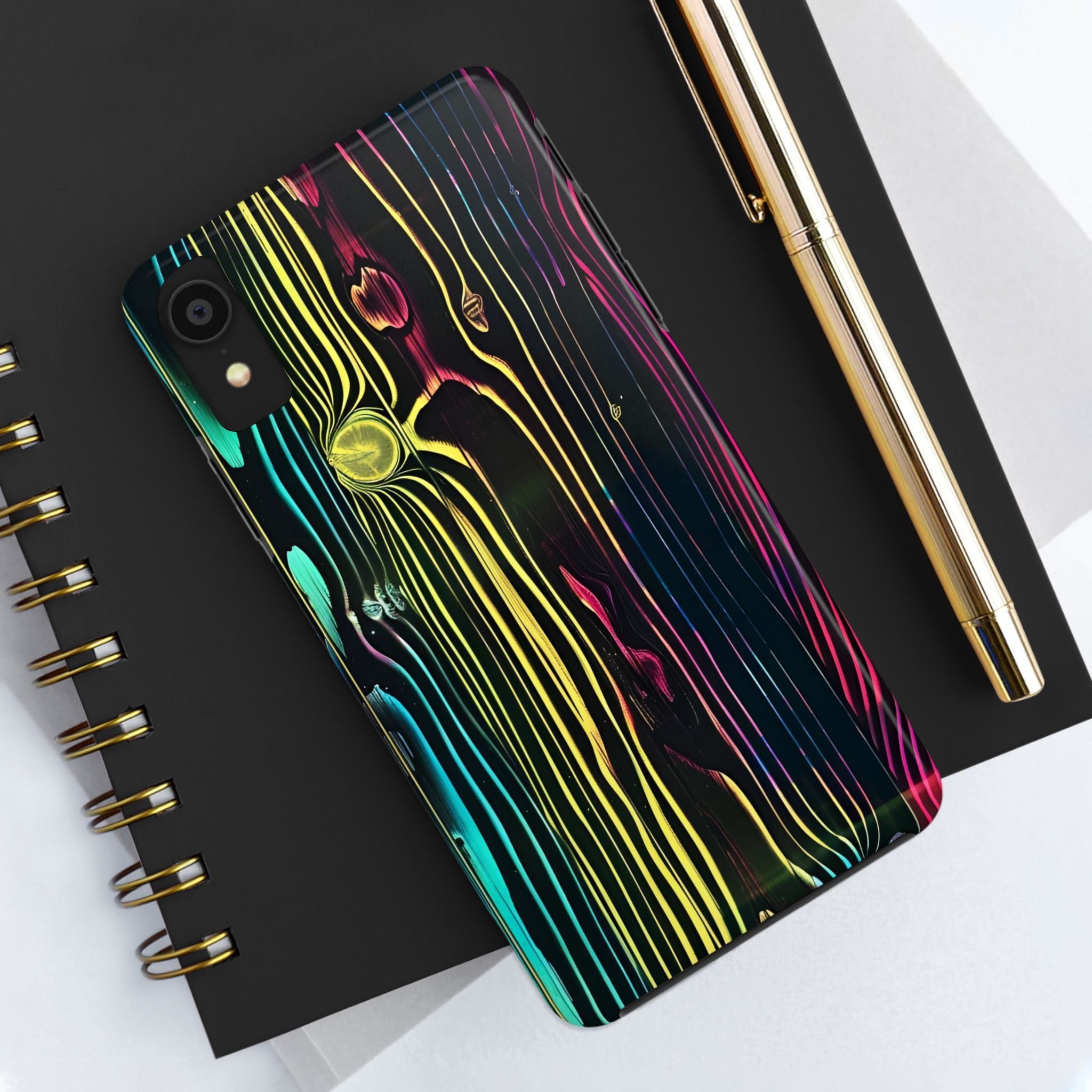 disco-neon-tough-iphone-cases-wood-grain-texture-iphone-case-cover-protective-iphone-shell-unique-iphone-accessories-iphone-1