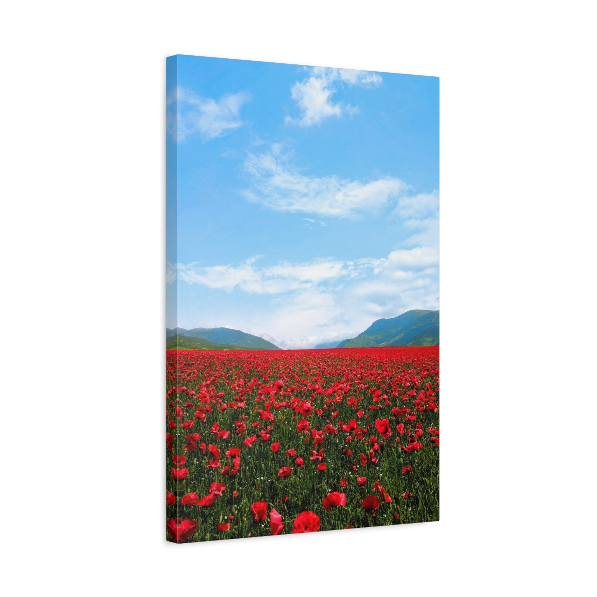 canvas-wall-art-red-poppy-flower-print-spring-floral-decor-matte-stretched-1-25-inch-home-office-decoration