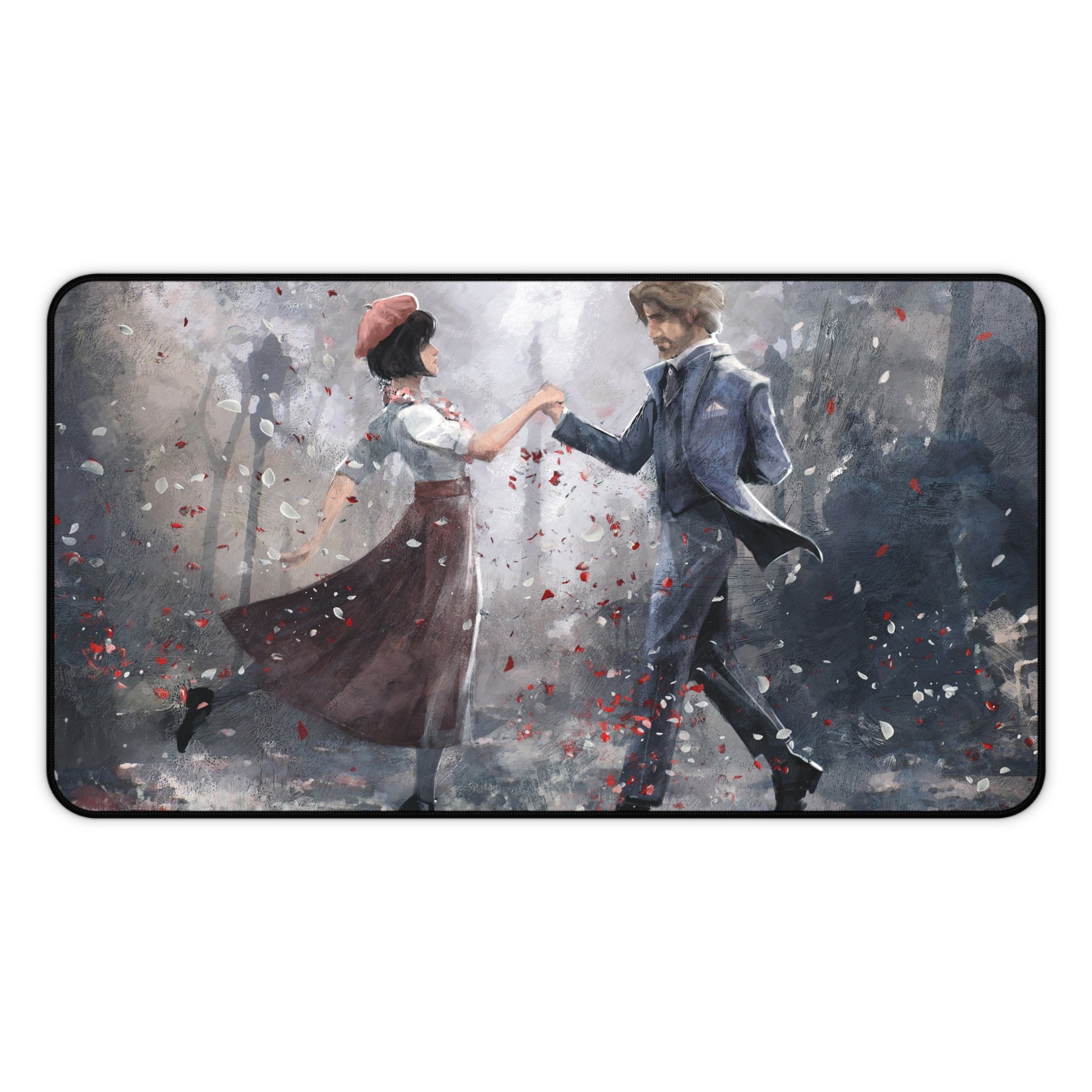 Clair Obscur Expedition 33 Gaming Mouse Pad - XL Desk Mat & Extended Desk Pad - Gustave And Sophie Art - Fantasy RPG Gamer Setup