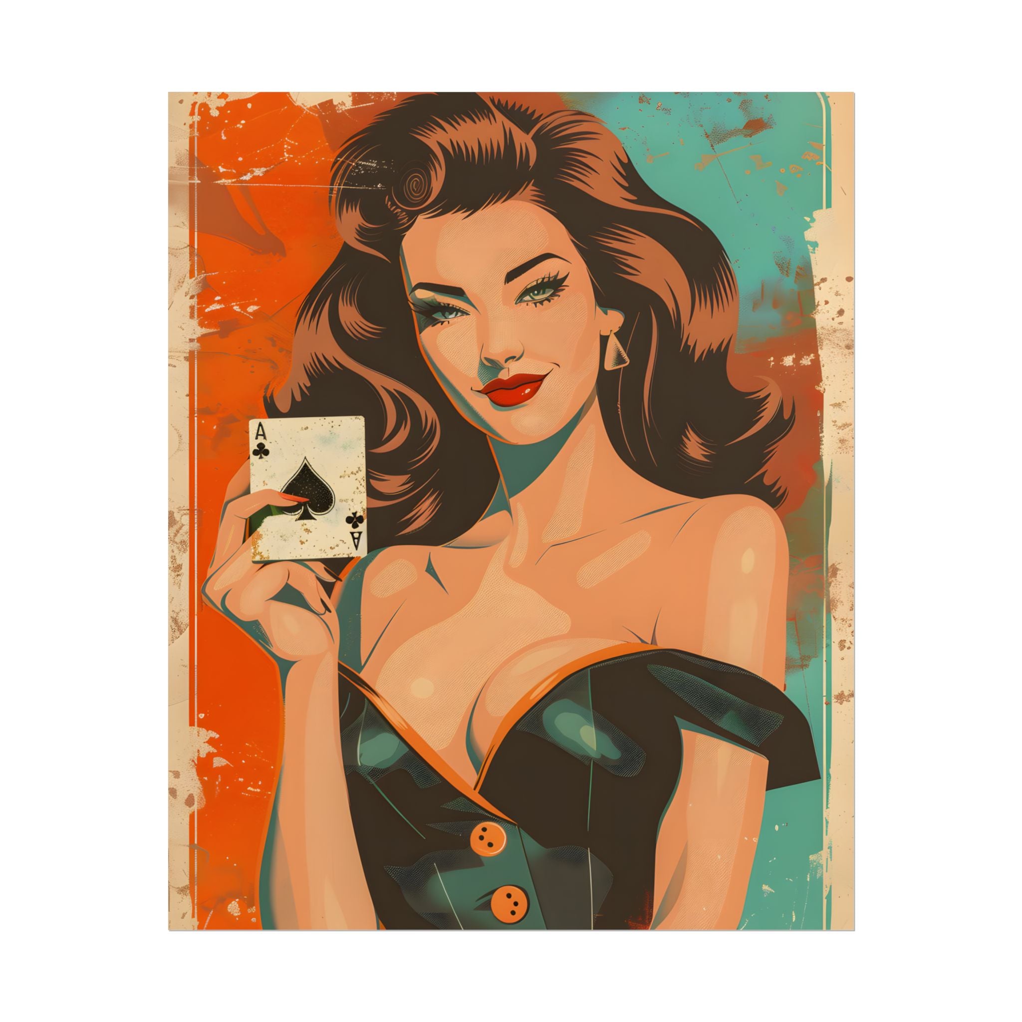 vintage-pin-up-girl-poster-print-ace-of-spades-playing-card-poster-wall-art-retro-pinup-poster-pin-up-illustration-wall-decor