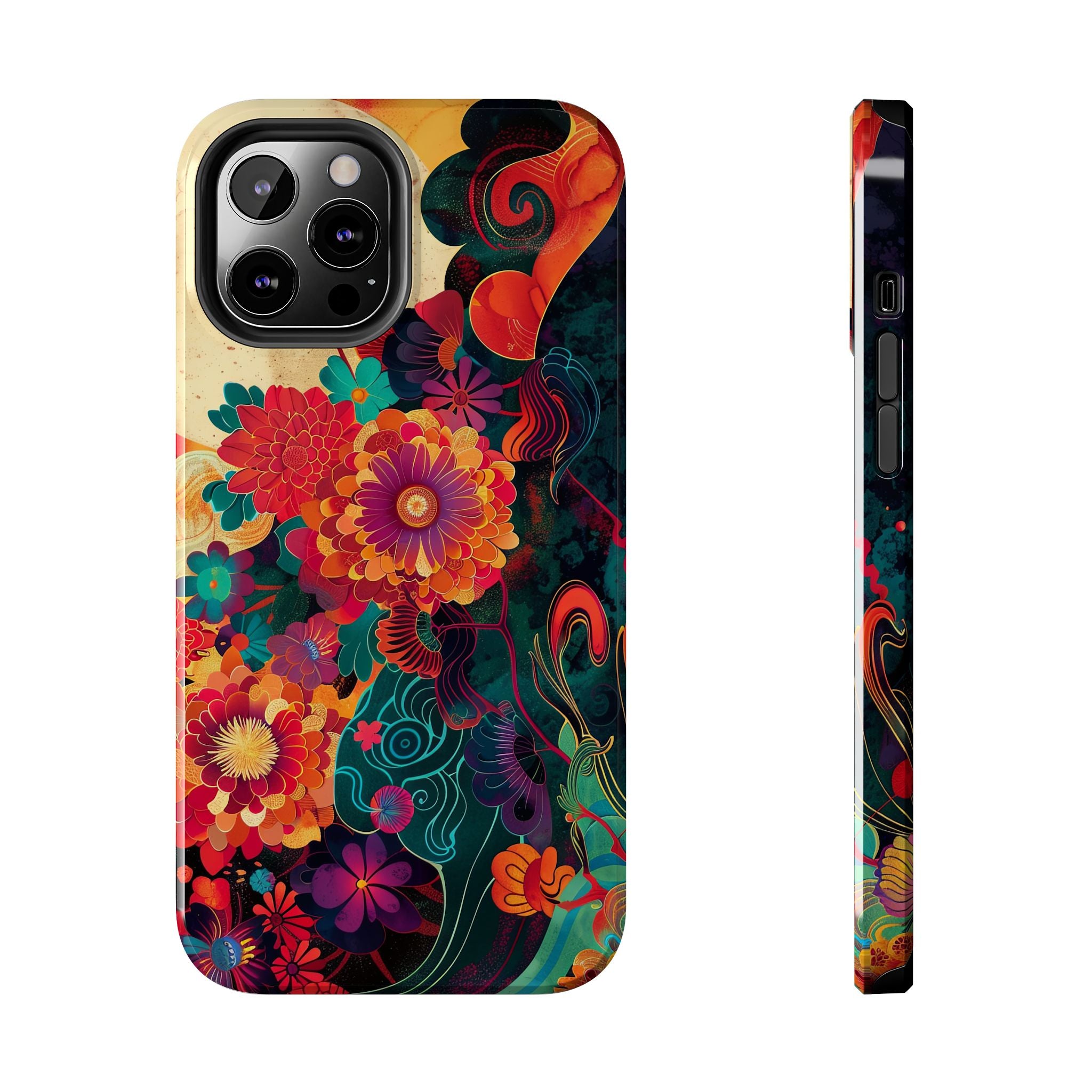 iphone-tough-case-retro-japanese-flowers-floral-phone-cover-vintage-japanese-style-protective-phone-case-asian-floral-design-