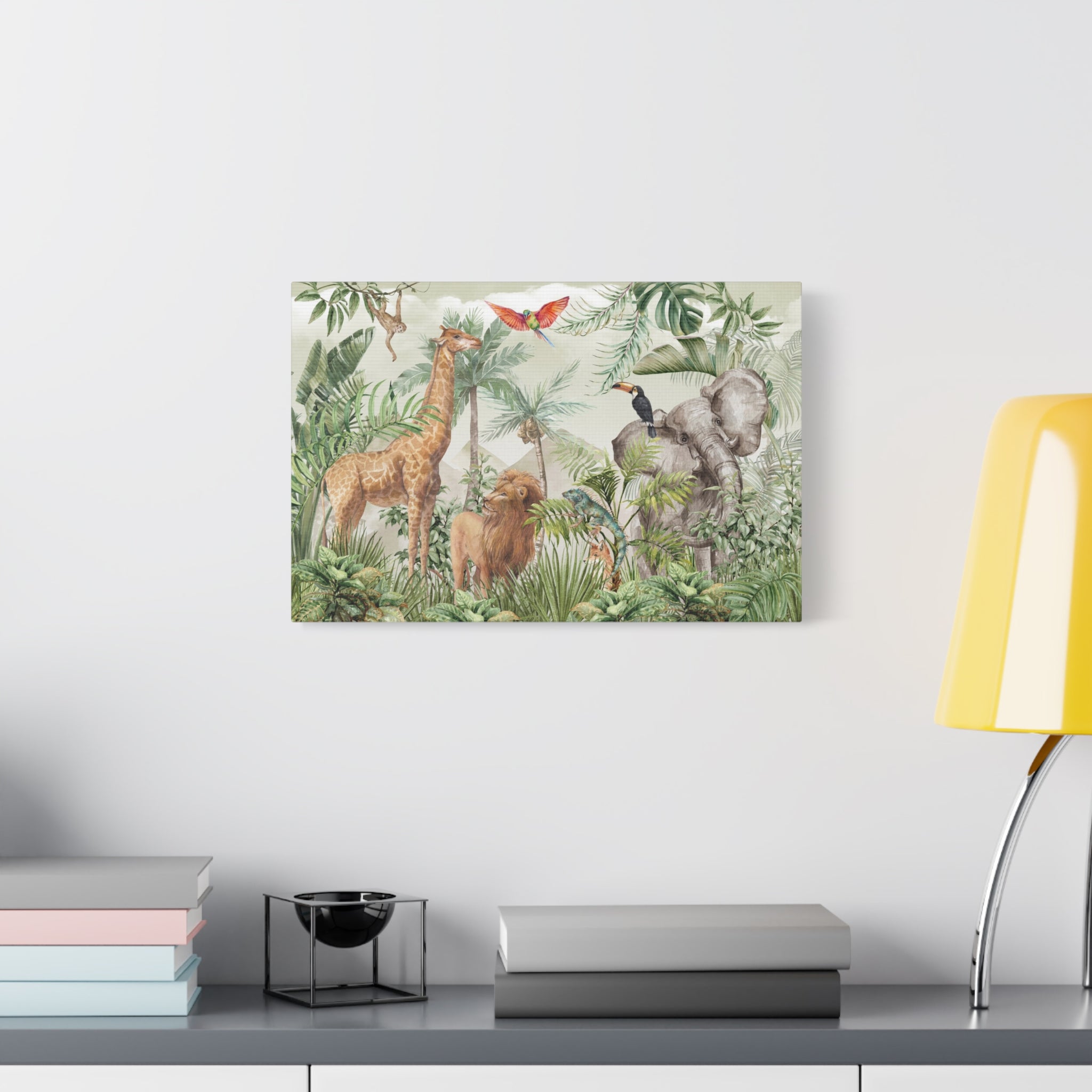 canvas-wall-art-jungle-safari-nursery-decor-safari-print-nursery-art-woodland-nursery-decoration-baby-nursery-safari-prints