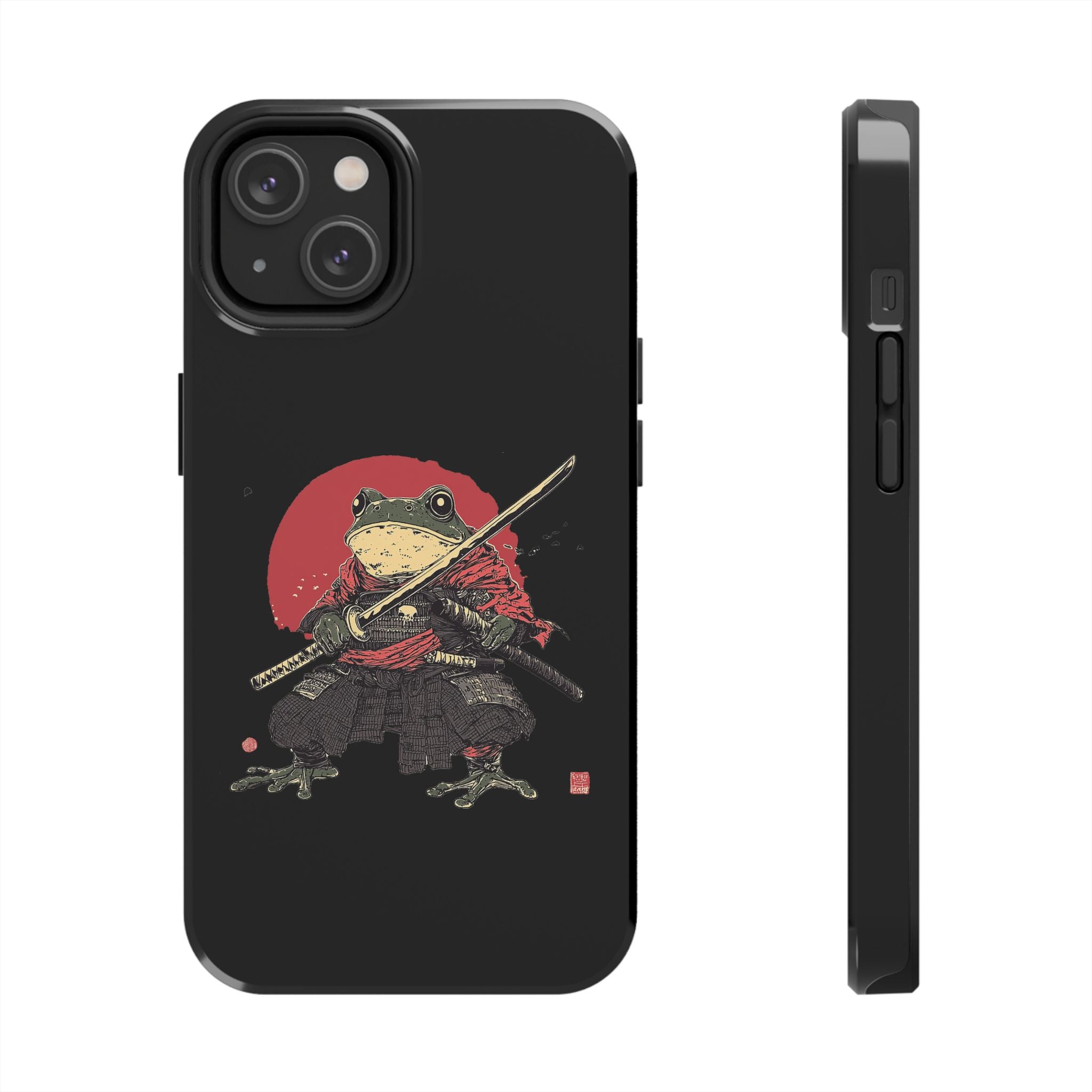 retro-vintage-ninja-frog-iphone-tough-case-red-sun-japanese-samurai-frog-design-ninja-warrior-black-iphone-hard-cover-1