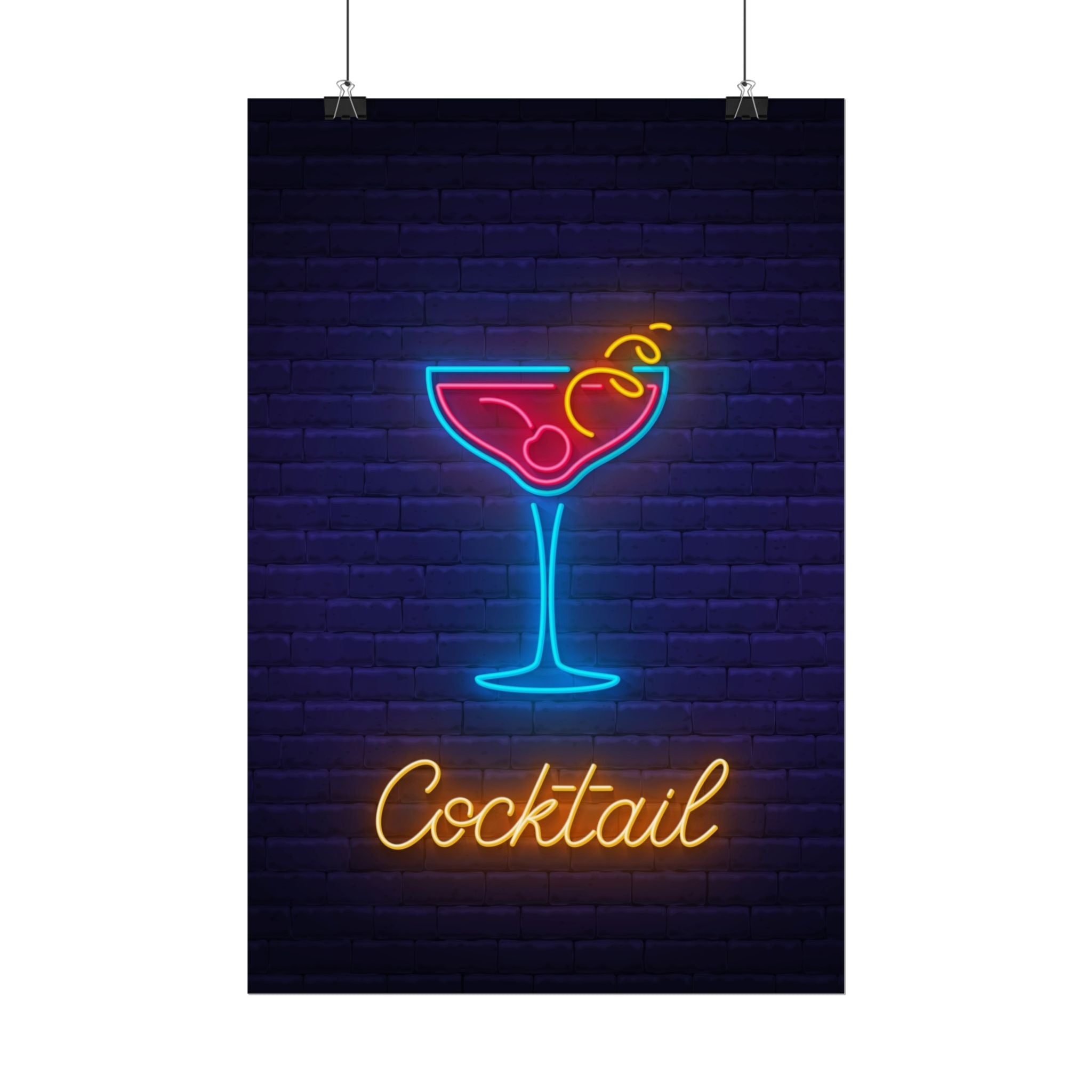 cocktail-neon-martini-poster-wall-art-decor-large-poster-artwork-cocktail-print-bar-decor-kitchen-wall-art