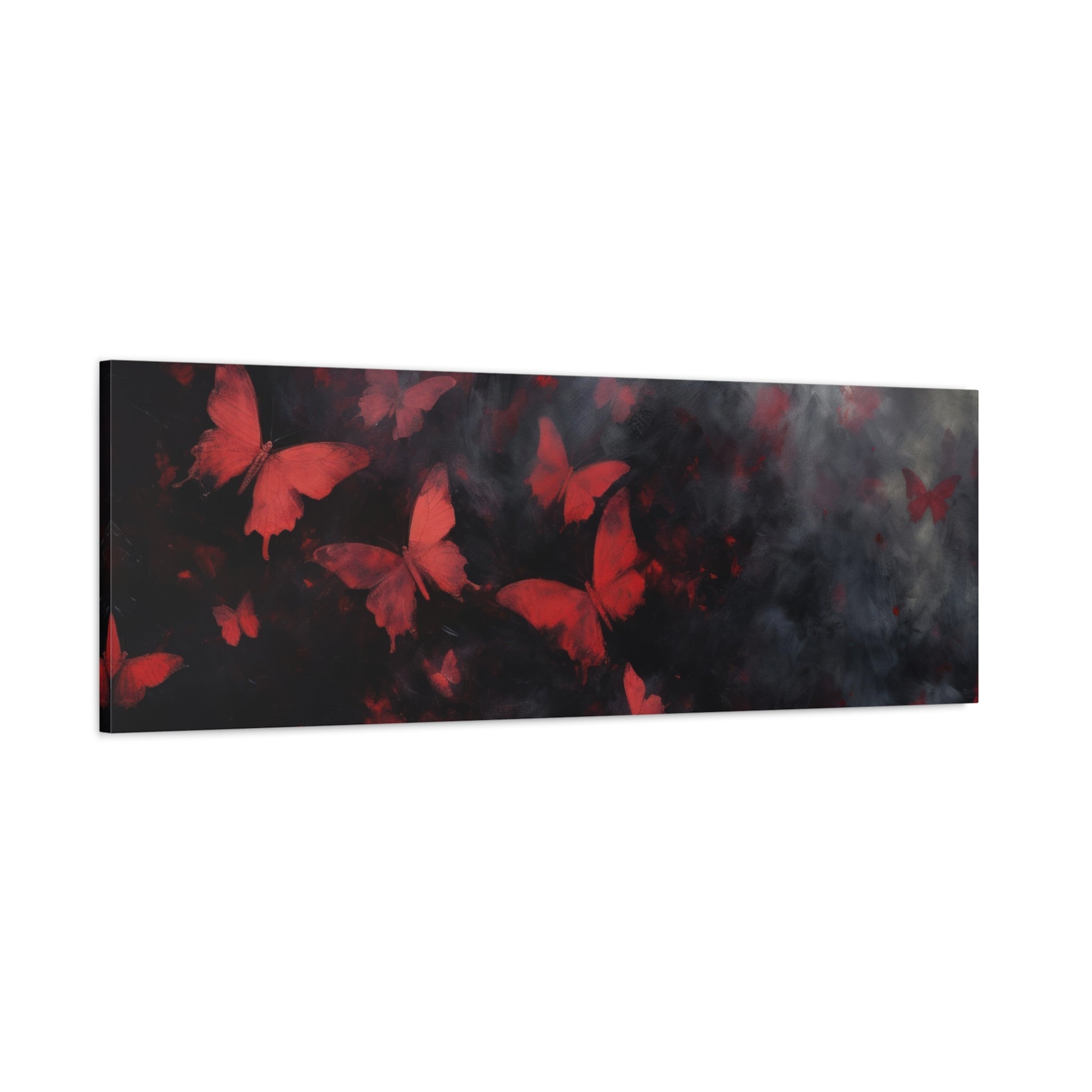 canvas-print-red-butterfly-brush-strokes-elegant-living-room-decor-housewarming-gift-canvas-wall-art-abstract-paintings