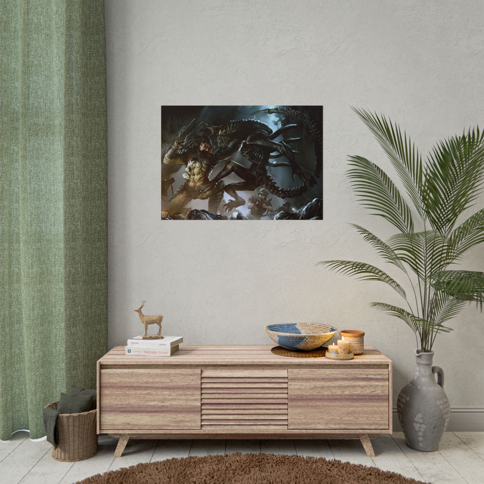 predator-alien-poster-print-xenomorph-si-fi-home-decor-movie-poster-pretador-fantasy-art