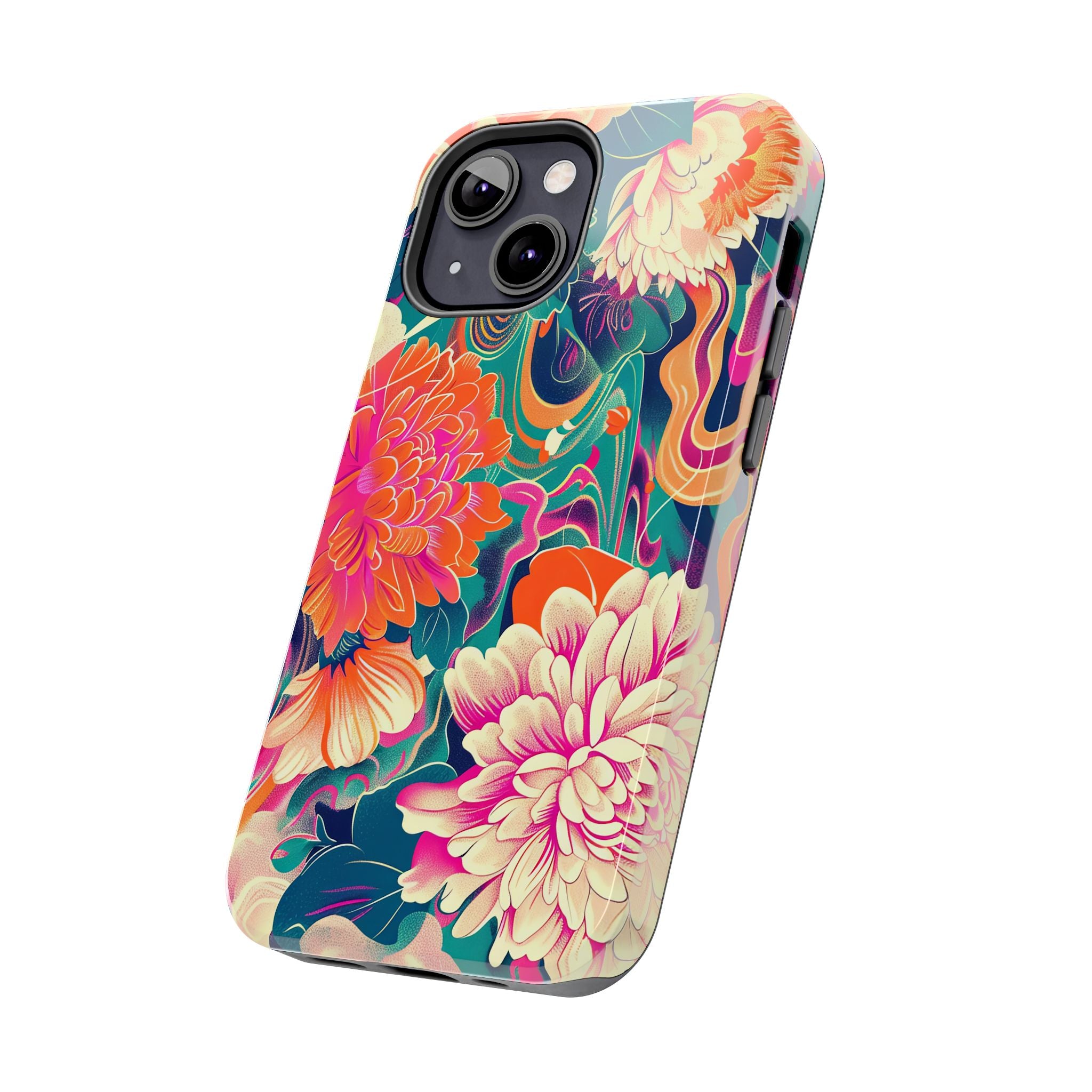 iphone-tough-case-retro-japanese-flowers-floral-phone-cover-vintage-japanese-style-protective-phone-case-asian-floral-design-