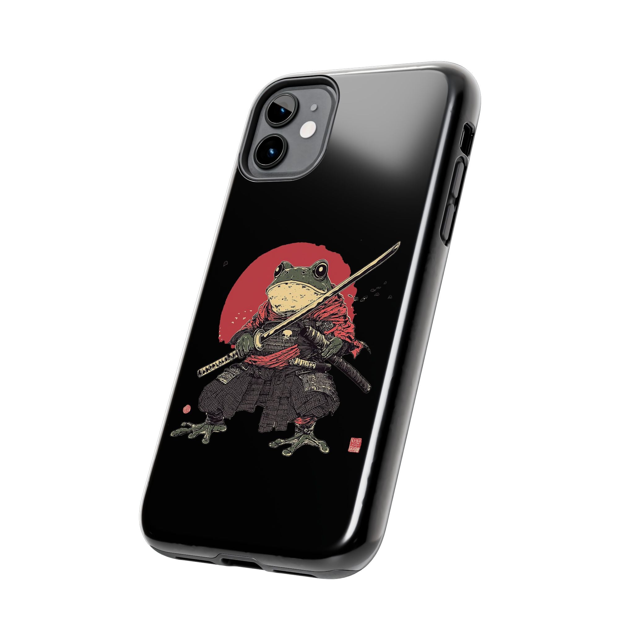 retro-vintage-ninja-frog-iphone-tough-case-red-sun-japanese-samurai-frog-design-ninja-warrior-black-iphone-hard-cover-1
