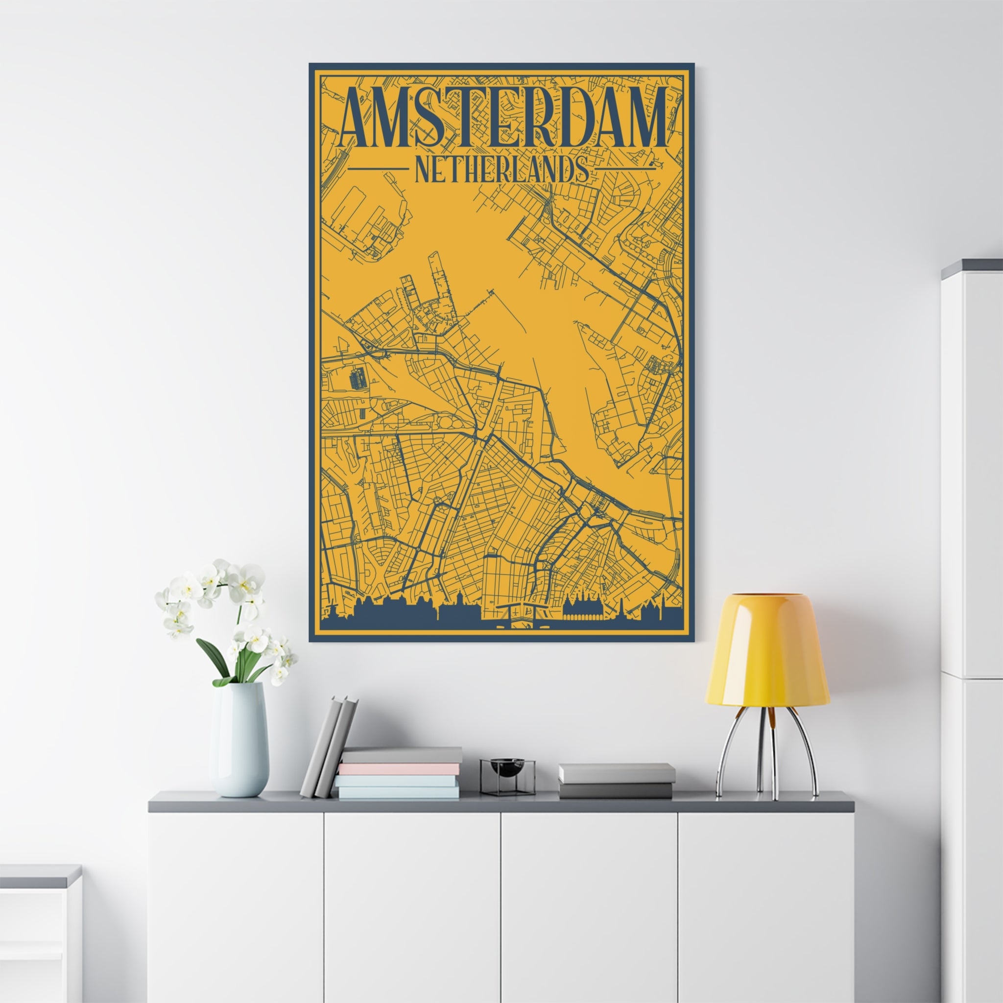 canvas-wall-art-amsterdam-netherlands-travel-home-decor-travel-poster-matte-canvas-print-stretched-artwork-wall-hanging-amste