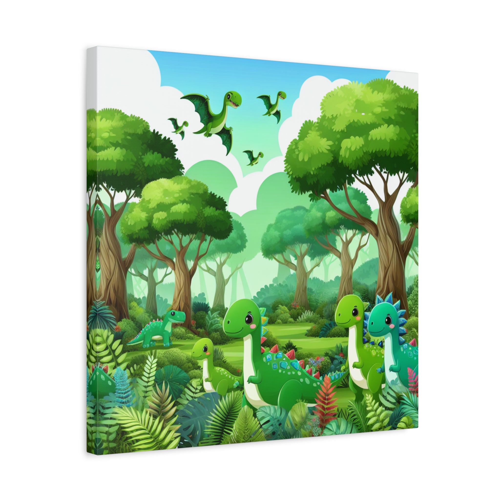 canvas-wall-art-cute-dinosaur-nursery-decor-baby-dinosaur-print-stretched-canvas-nursery-art-cute-dinosaur-decoration-baby-nu