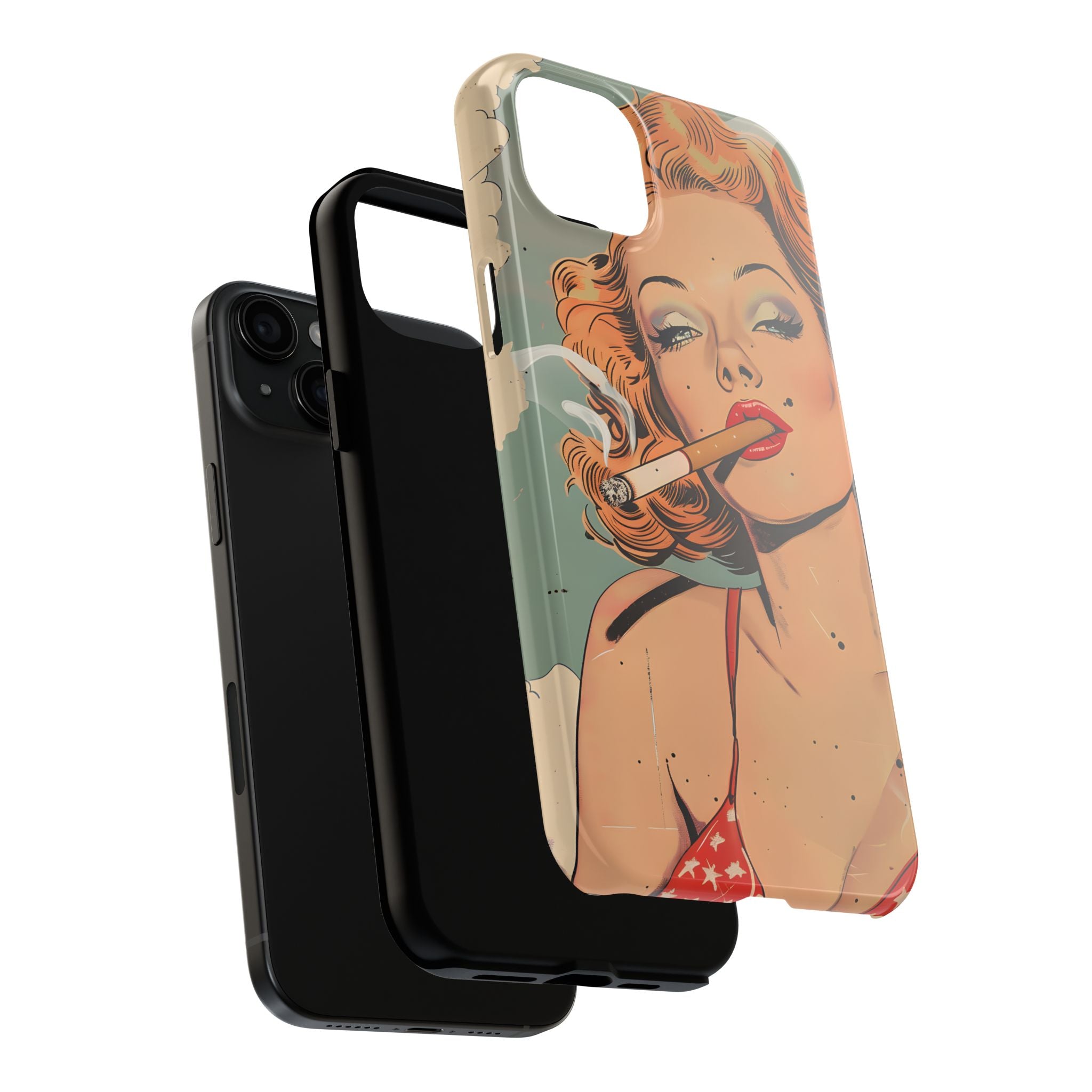 tough-phone-cases-vintage-pin-up-girl-iphone-cover-strong-phone-protector-retro-pinup-design-protective-smartphone-case