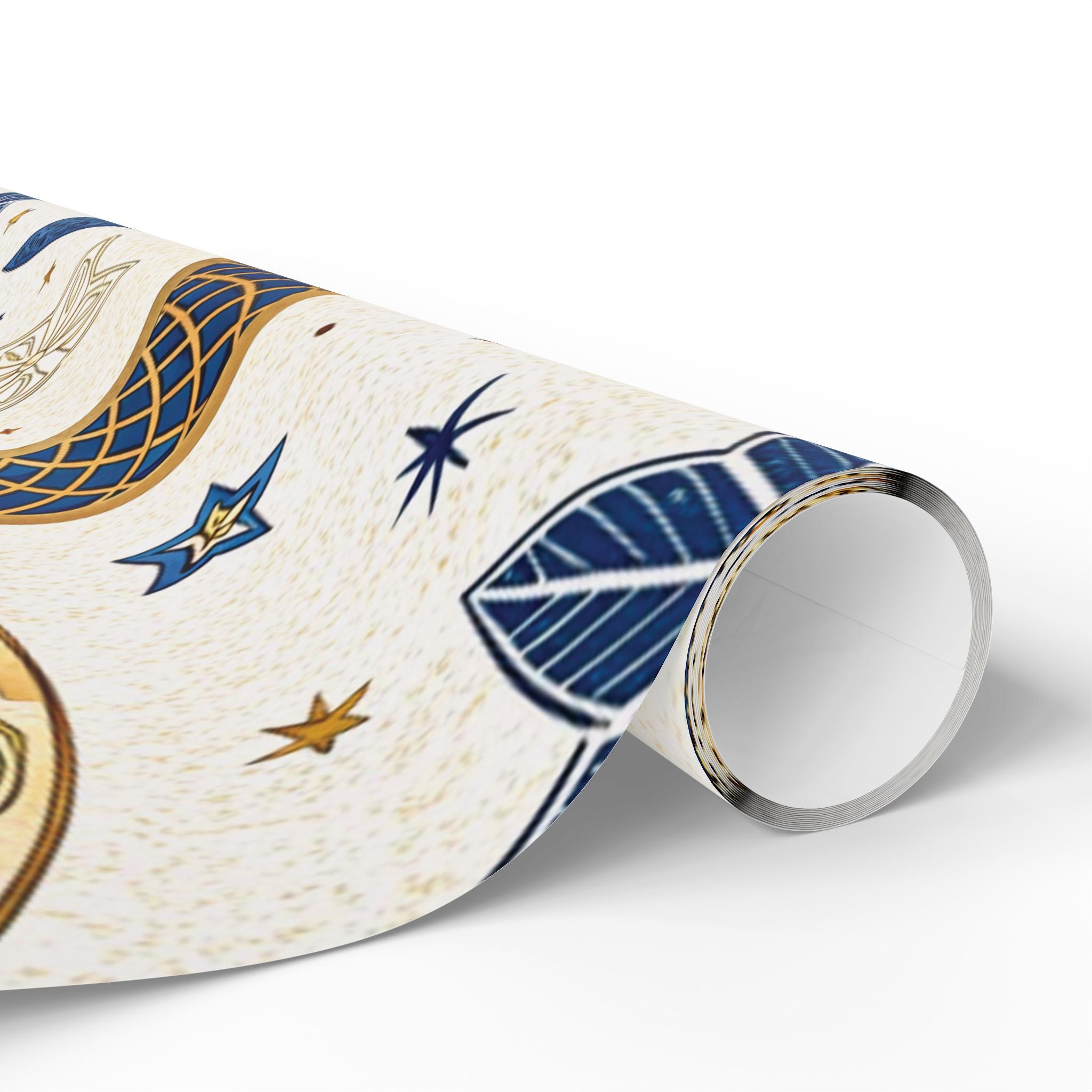 ramadan-night-wrapping-papers-islamic-crescent-moon-gift-wrap-mosque-silhouette-eid-holiday-supplies-festive-present-packagin