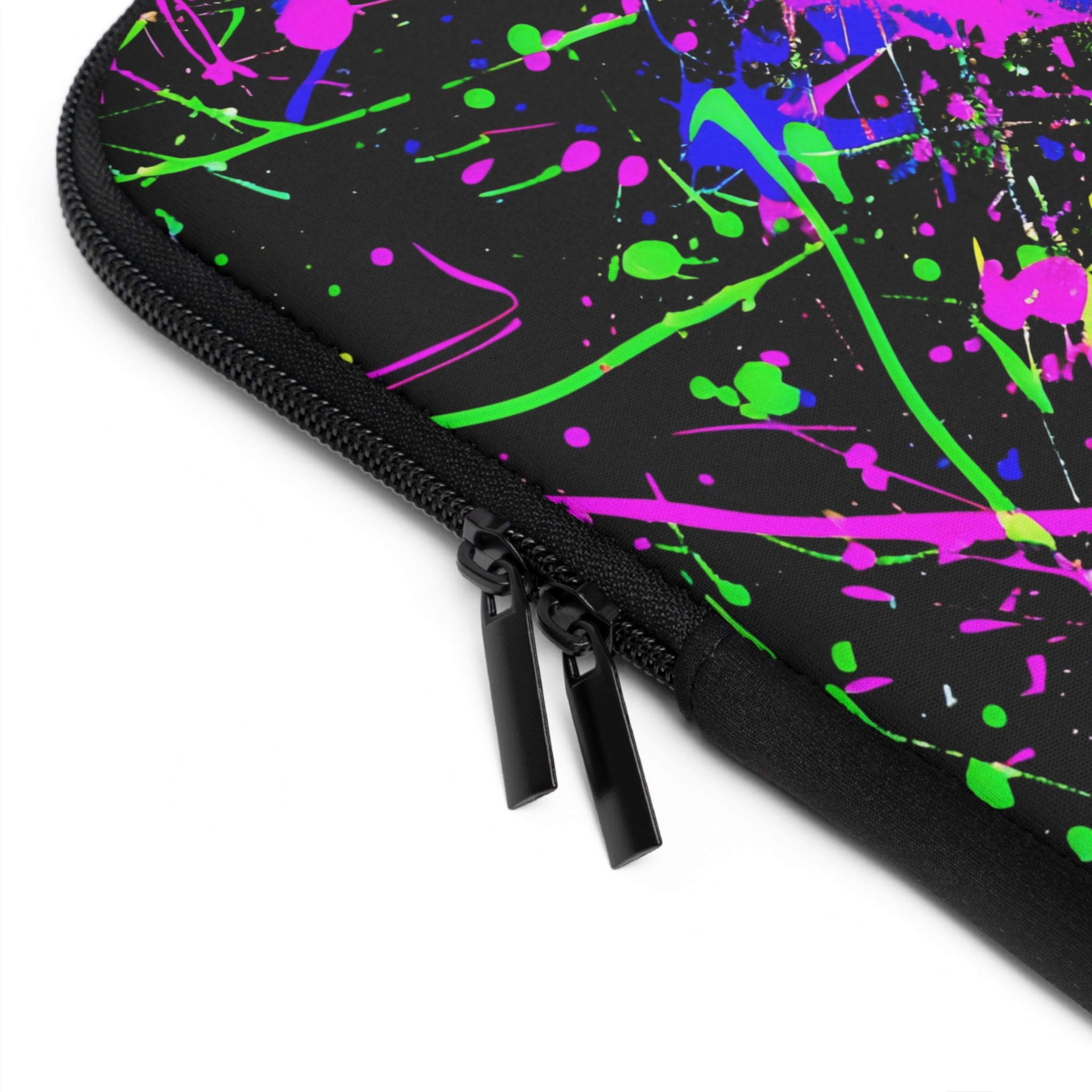 neon-abstract-paint-splatter-laptop-sleeve-green-macbook-air-sleeve-unique-tech-accessories-colorful-laptop-case-computer-cov