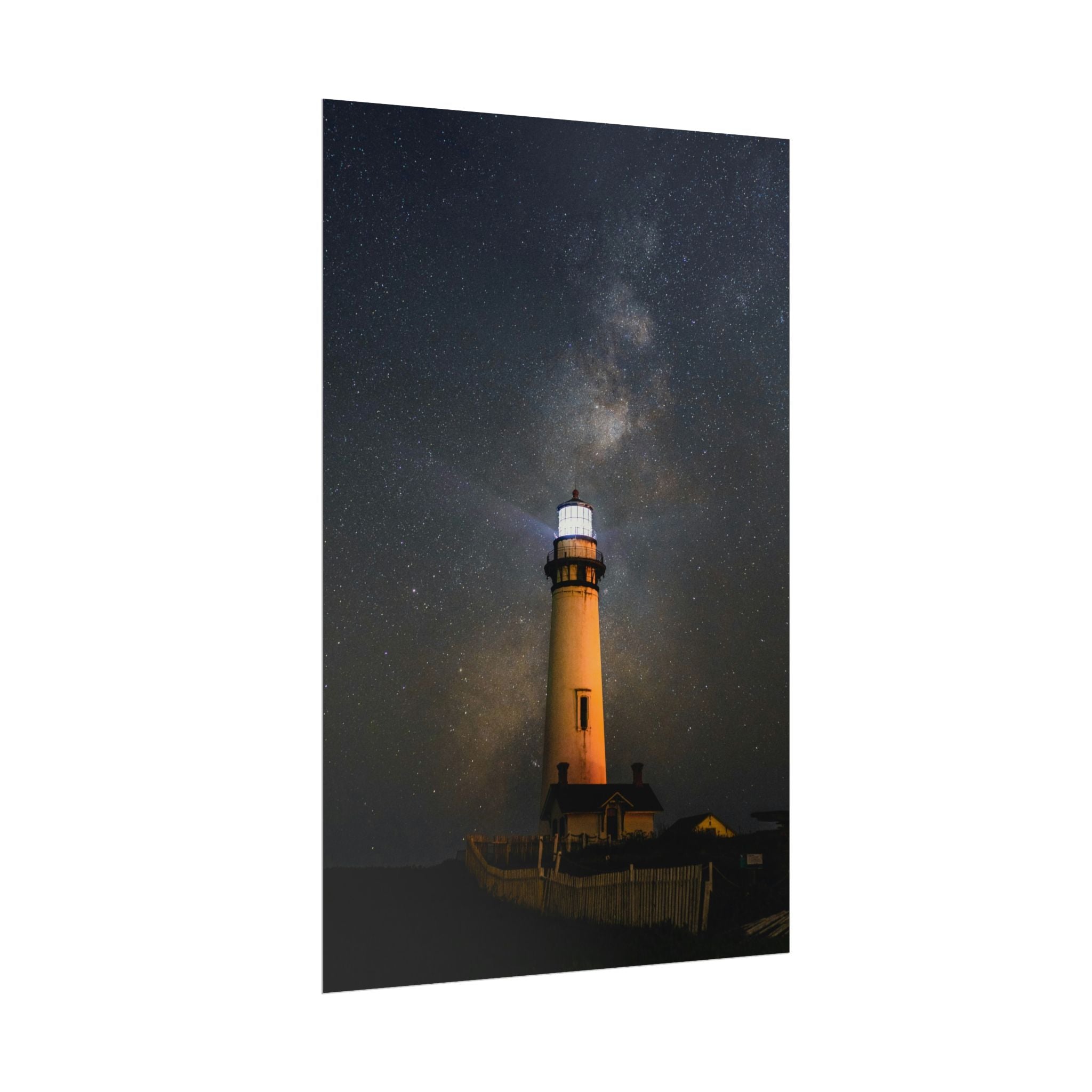 lighthouse-on-rock-poster-print-coastal-wall-art-nautical-decor-beach-house-decoration-seaside-wall