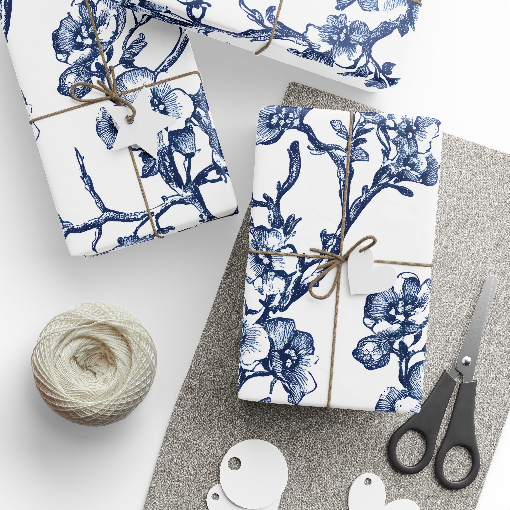 wrapping-papers-blue-french-toile-floral-elegant-gift-wrap-holiday-gift-wrap-birthday-wrapping-paper-wedding-gift-wrap-christ