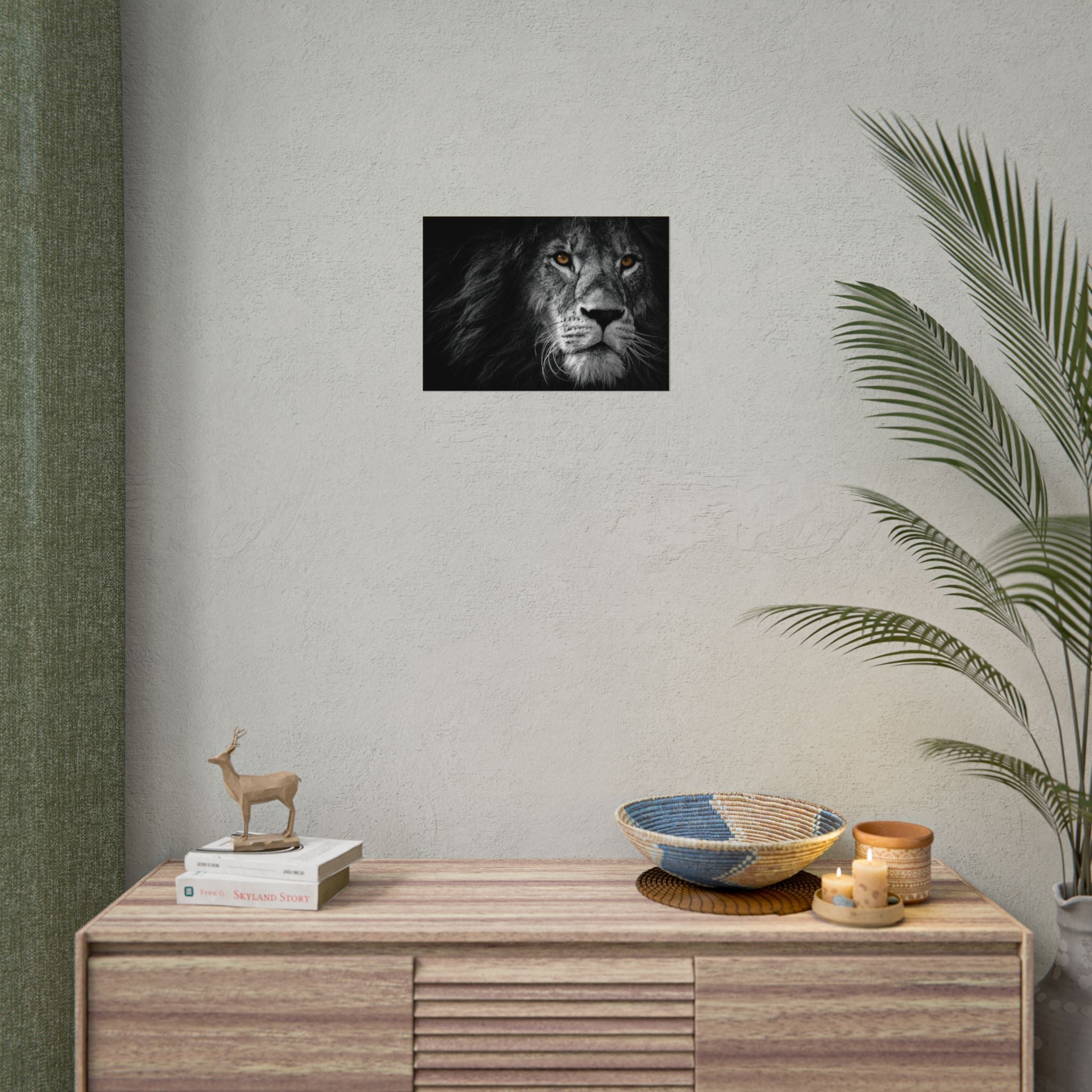 poster-print-lion-wall-art-black-and-white-monochrome-decor-living-room-decor-lion-poster-jungle-animal-art-print-wildlife-sa