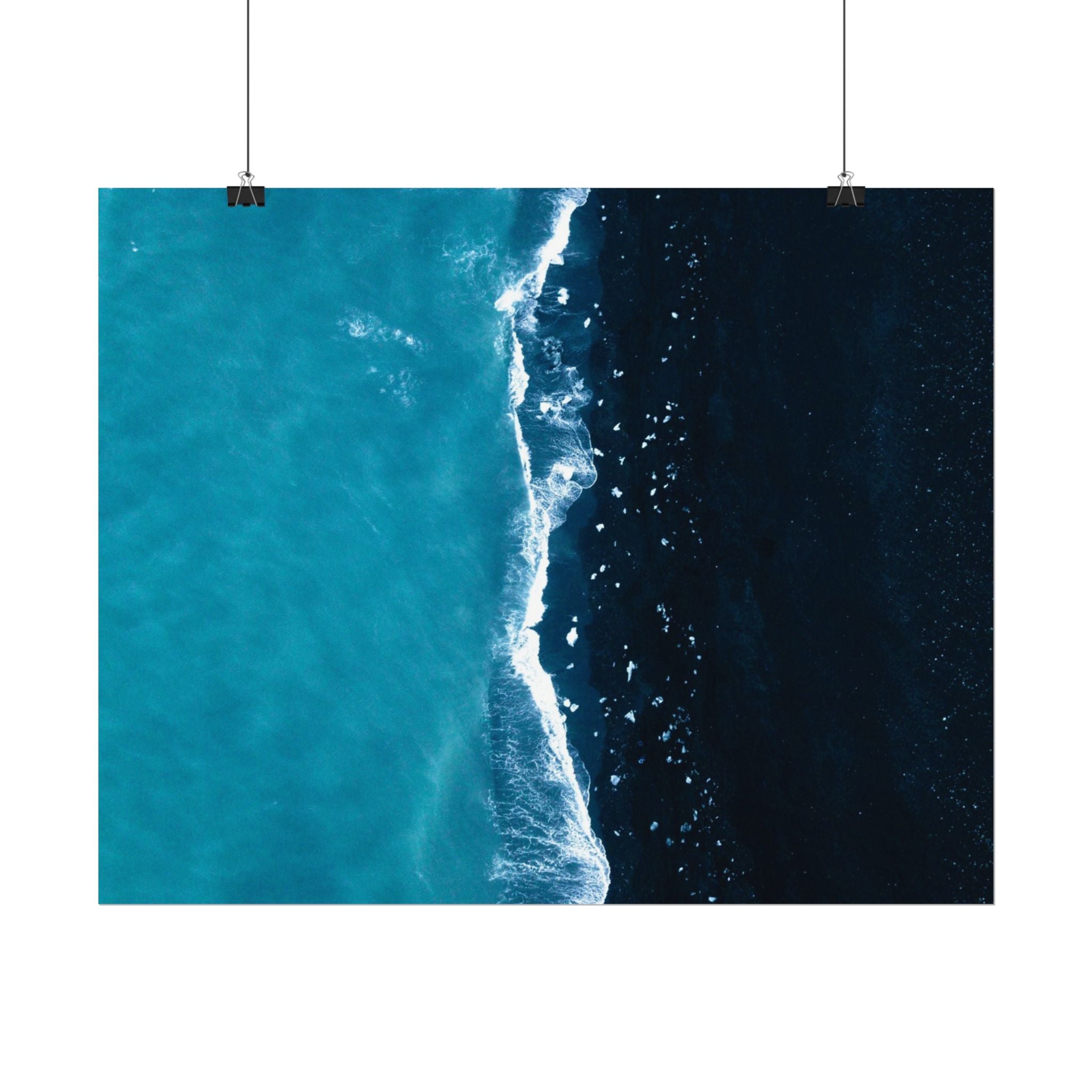 ocean-minimalist-decor-poster-print-beach-wall-art-coastal-photography-blue-ocean-print-sand-landscape-home-office-decoration