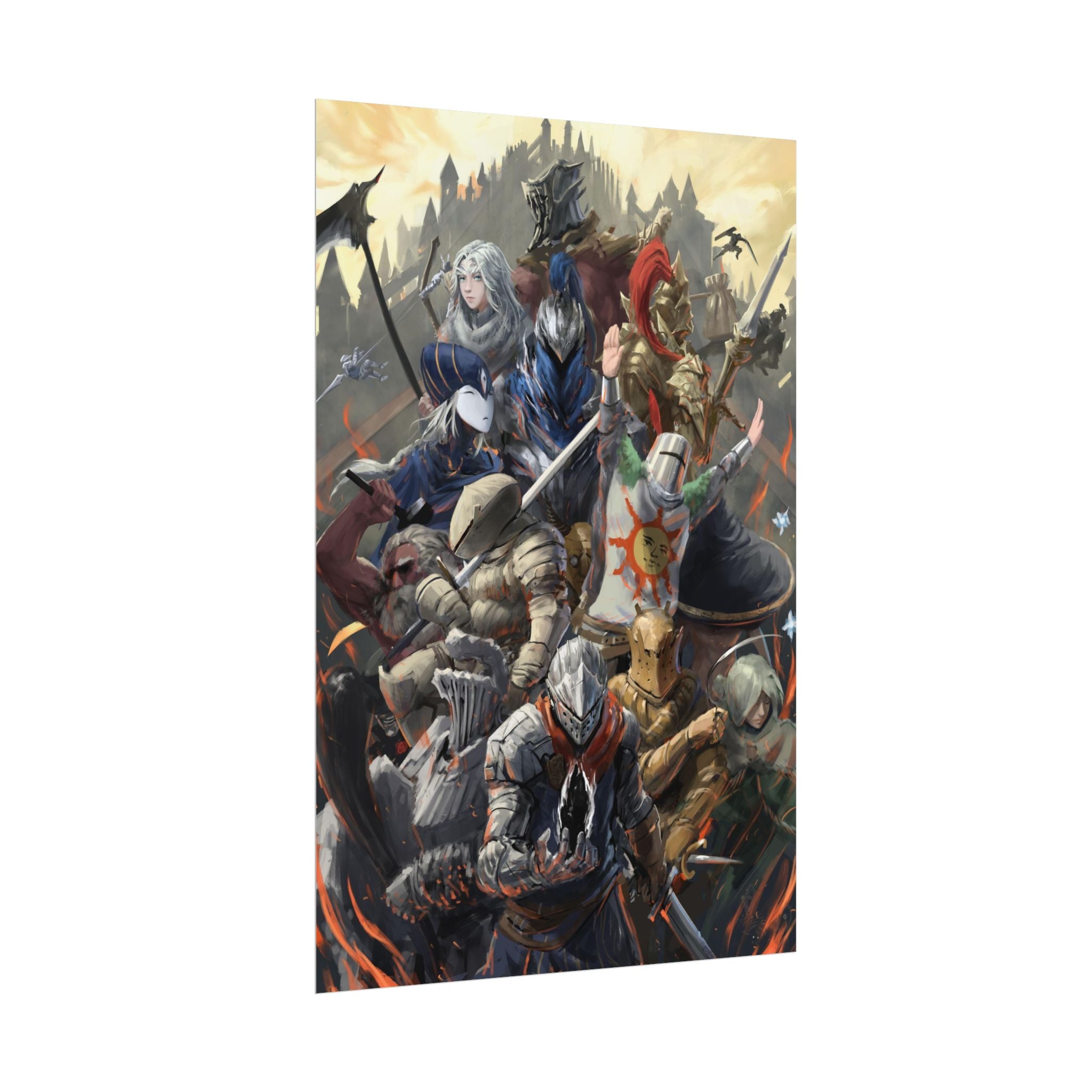 dark-souls-warrior-characters-poster-gaming-wall-art-print-cinder-poster-art-game-wall-decor-geek-poster-print