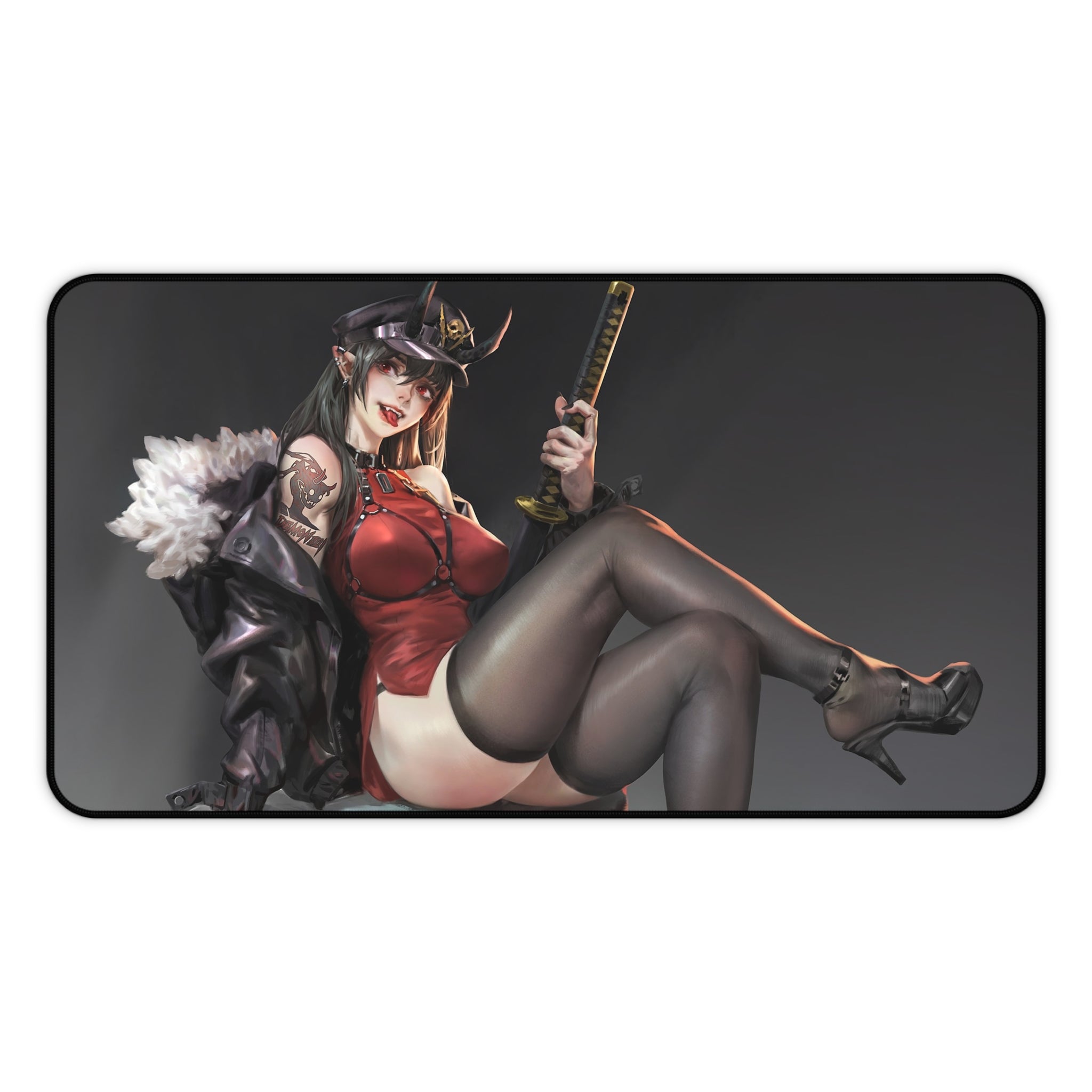 fantasy-samurai-anime-girl-mouse-pad-japanese-katana-samurai-warrior-desk-mat-japanese-anime-samurai-girl-desk-pad