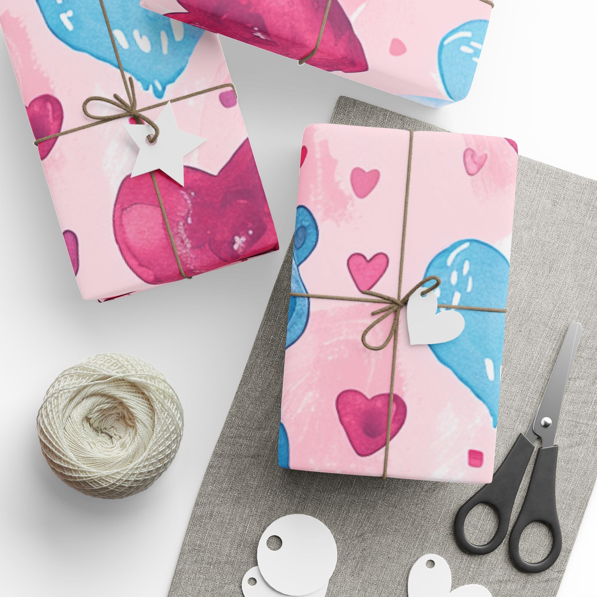 valentine-wrapping-papers-pink-teddy-bear-v-day-gift-wrap-holiday-present-accessories-love-theme-packaging-romantic-giftwrap-