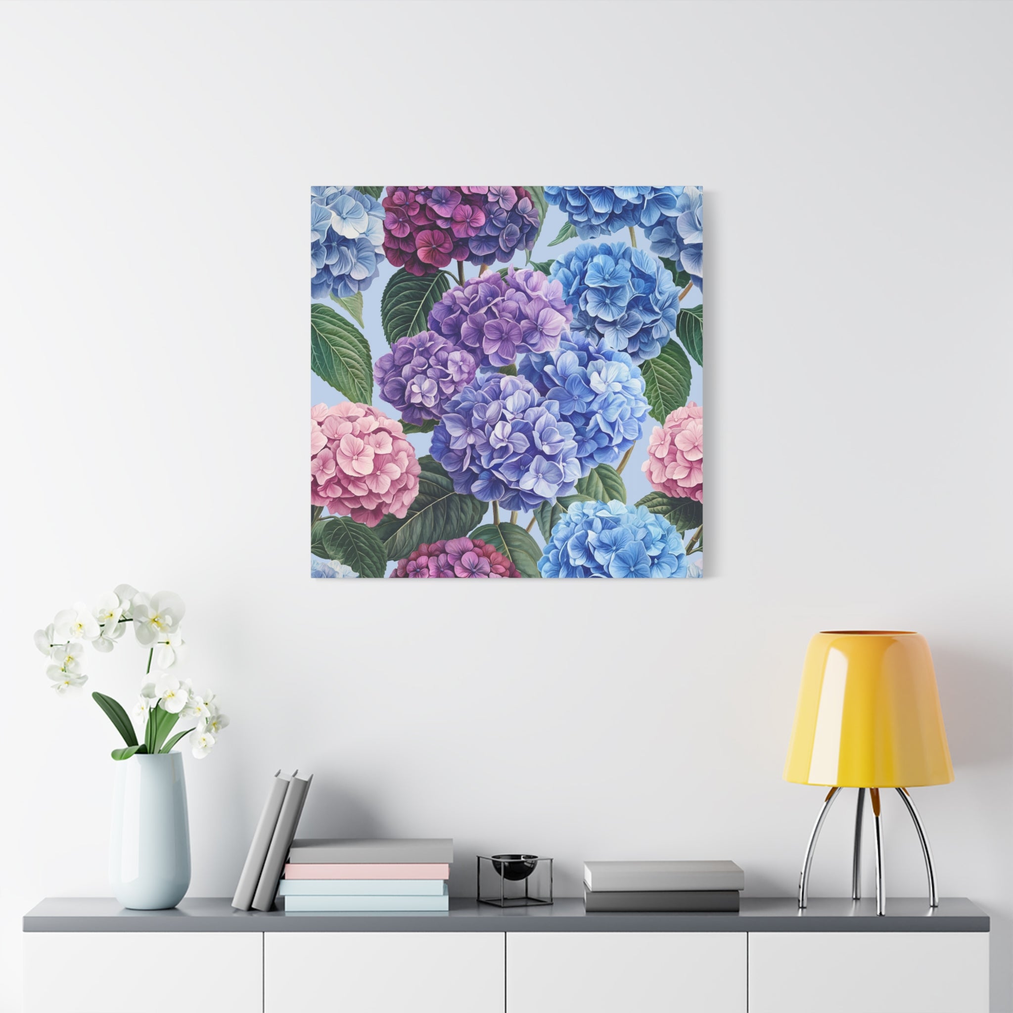 canvas-wall-art-hydrangea-print-floral-home-decor-stretched-matte-canvas-1-25-inch-botanical-artwork-garden-flowers-painting
