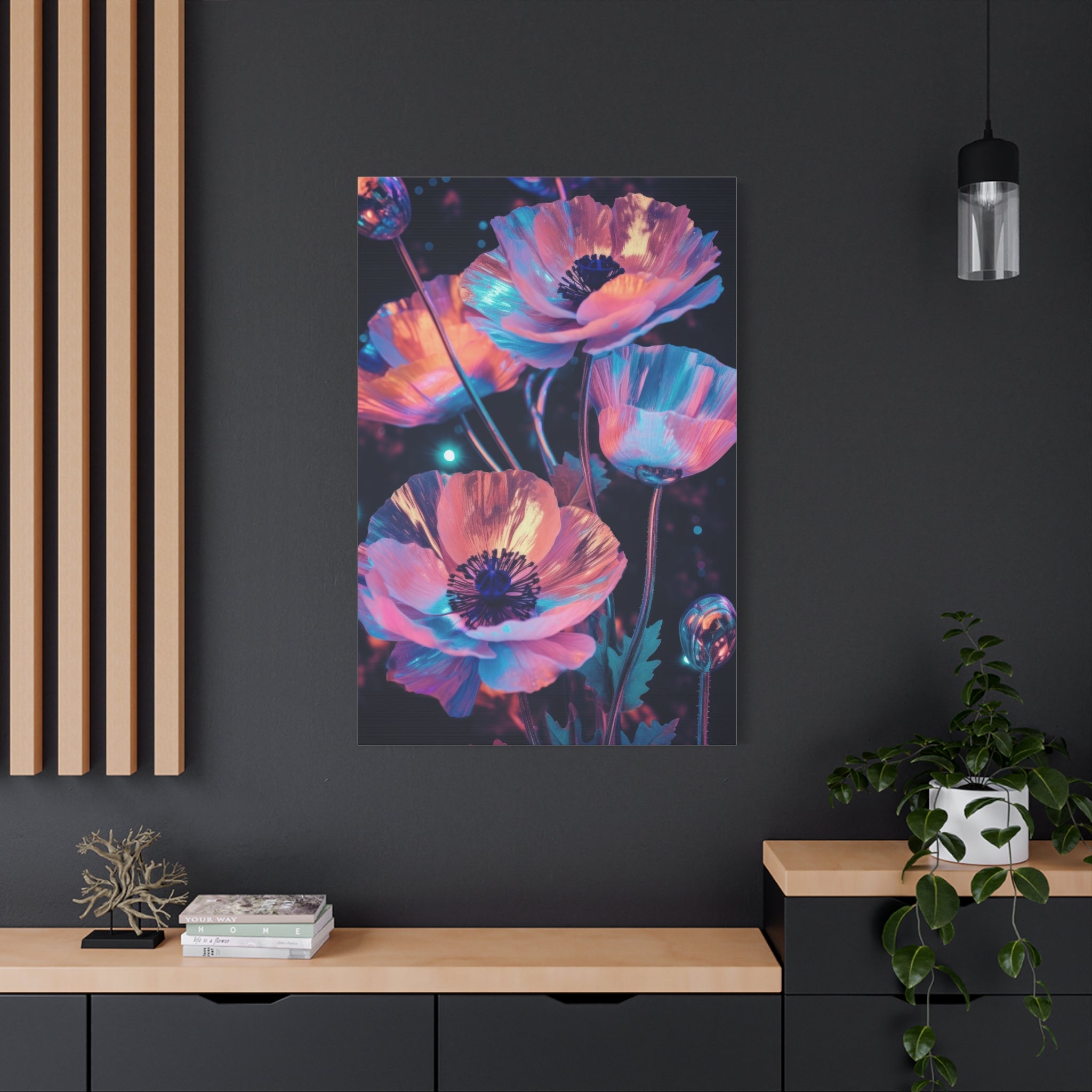 canvas-print-poppy-flower-art-pearl-floral-wall-art-floral-print-flower-print-nature-wall-decor-flower-wall-decor-housewarmin