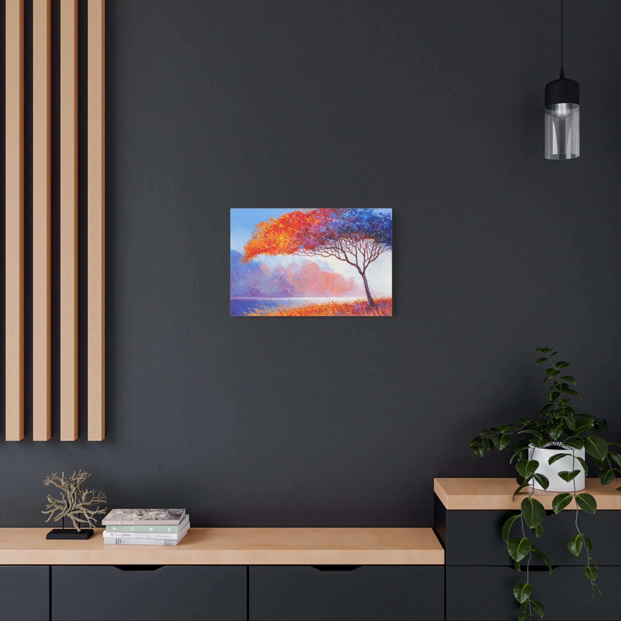 canvas-wall-art-fall-floral-brush-effect-tree-print-stretched-matte-canvas-home-decor-autumn-decor-gift-for-nature-lovers