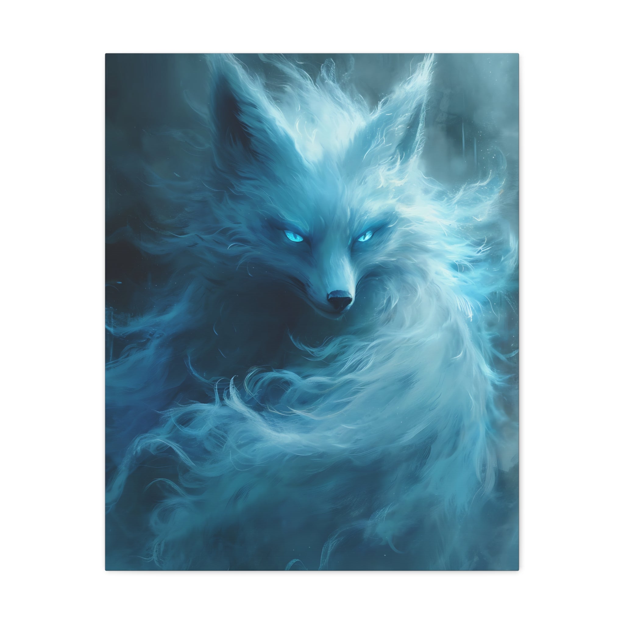 canvas-wall-art-white-snow-fox-fantasy-decor-wildlife-wall-art-home-decor-animal-lover-gift-nature-print-canvas-print-gift