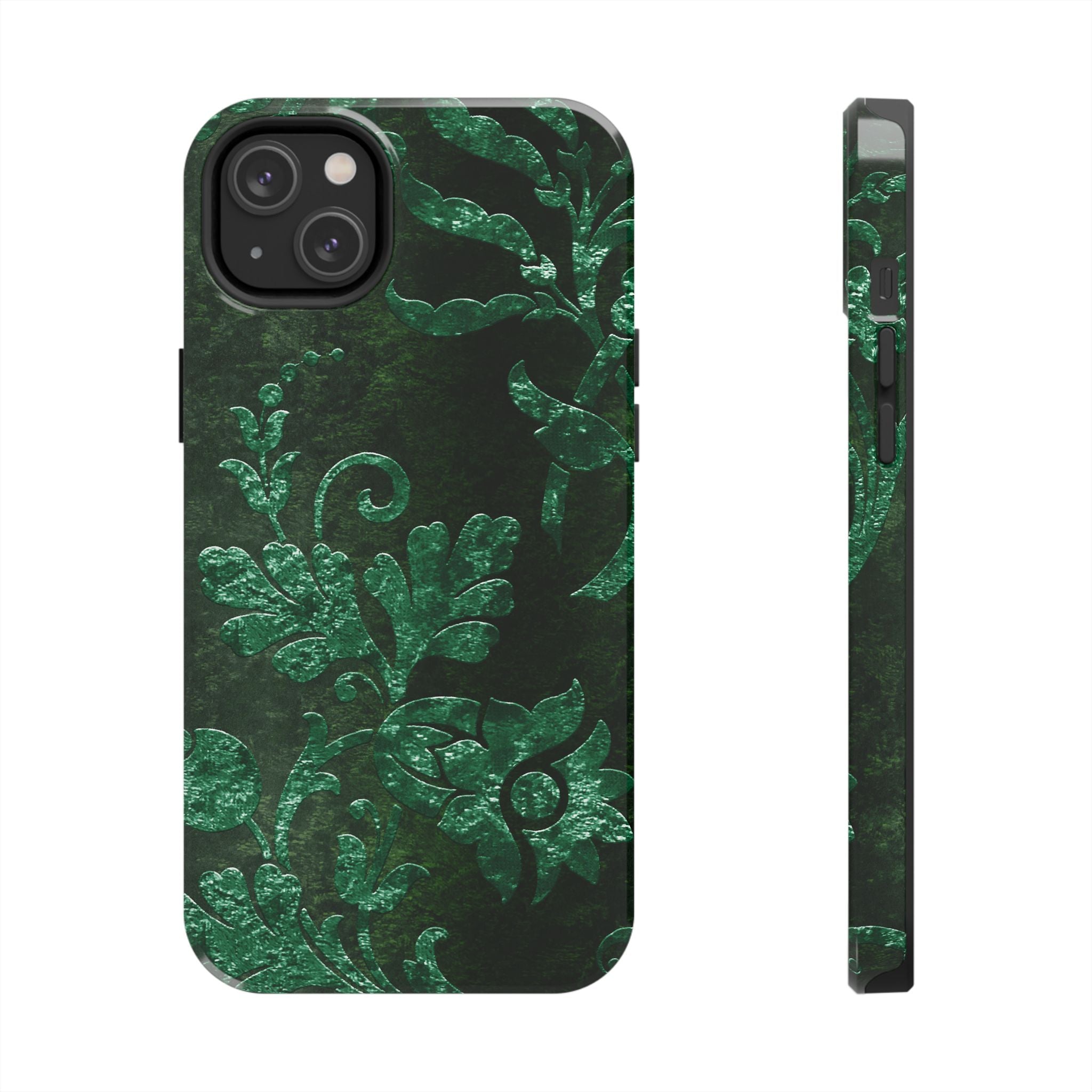 embossed-emerald-velvet-tough-phone-case-protective-iphone-cover-heavy-duty-phone-case-rugged-phone-case-durable-smartphone-c