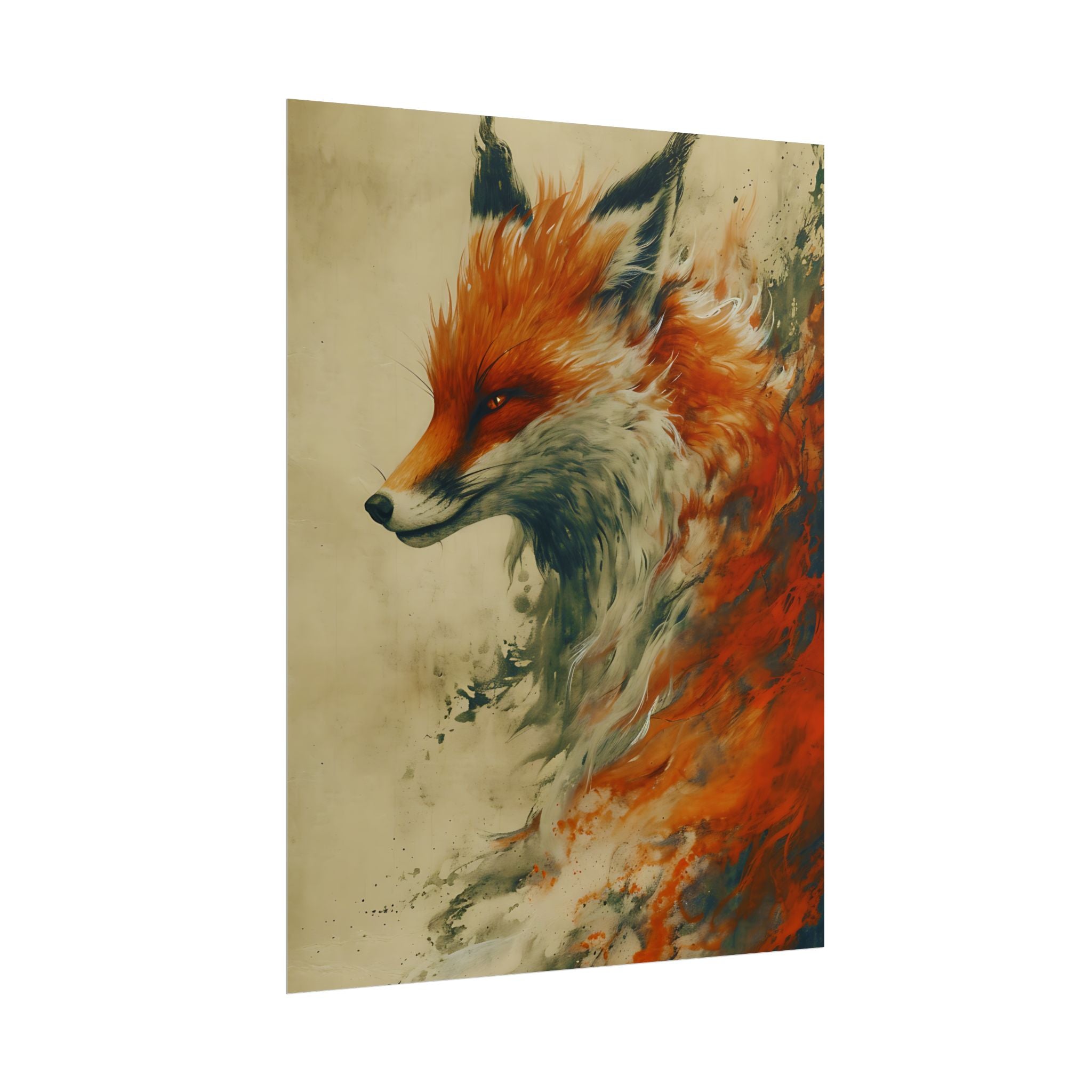 fantasy-red-fox-poster-print-rolled-posters-wall-art-animal-lover-gift-unique-home-decor-wildlife-art-print-fox-lover-birthda