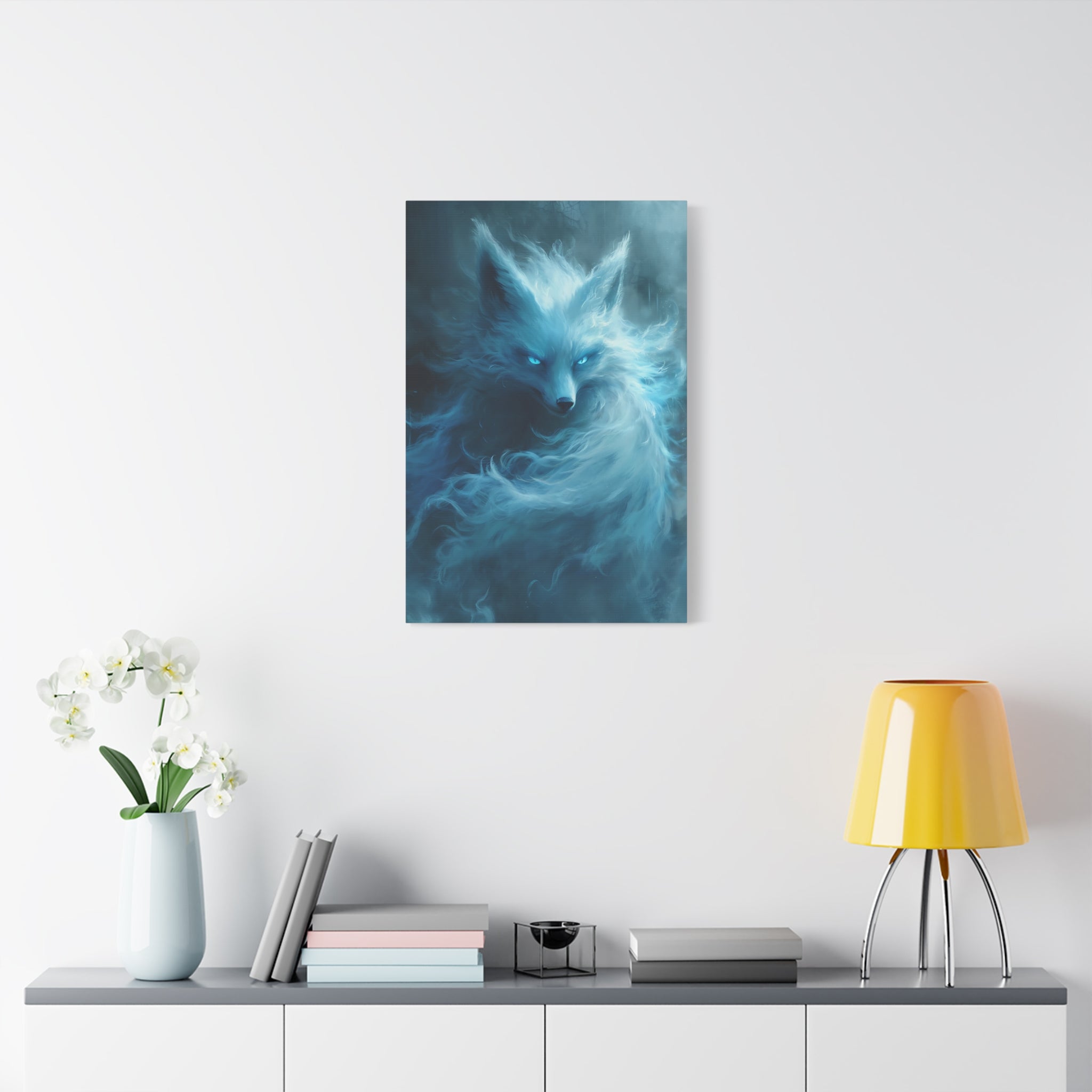 canvas-wall-art-white-snow-fox-fantasy-decor-wildlife-wall-art-home-decor-animal-lover-gift-nature-print-canvas-print-gift