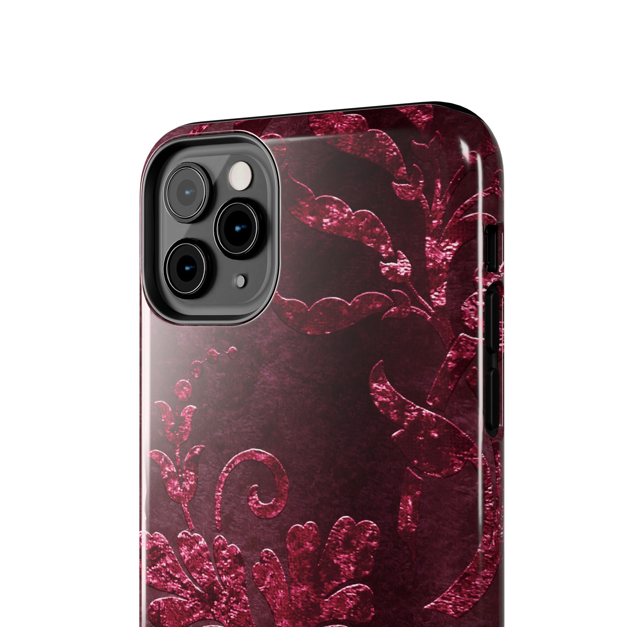 embossed-burgundy-velvet-tough-iphone-case-protective-iphone-cover-heavy-duty-iphone-case-rugged-phone-case-durable-smartphon