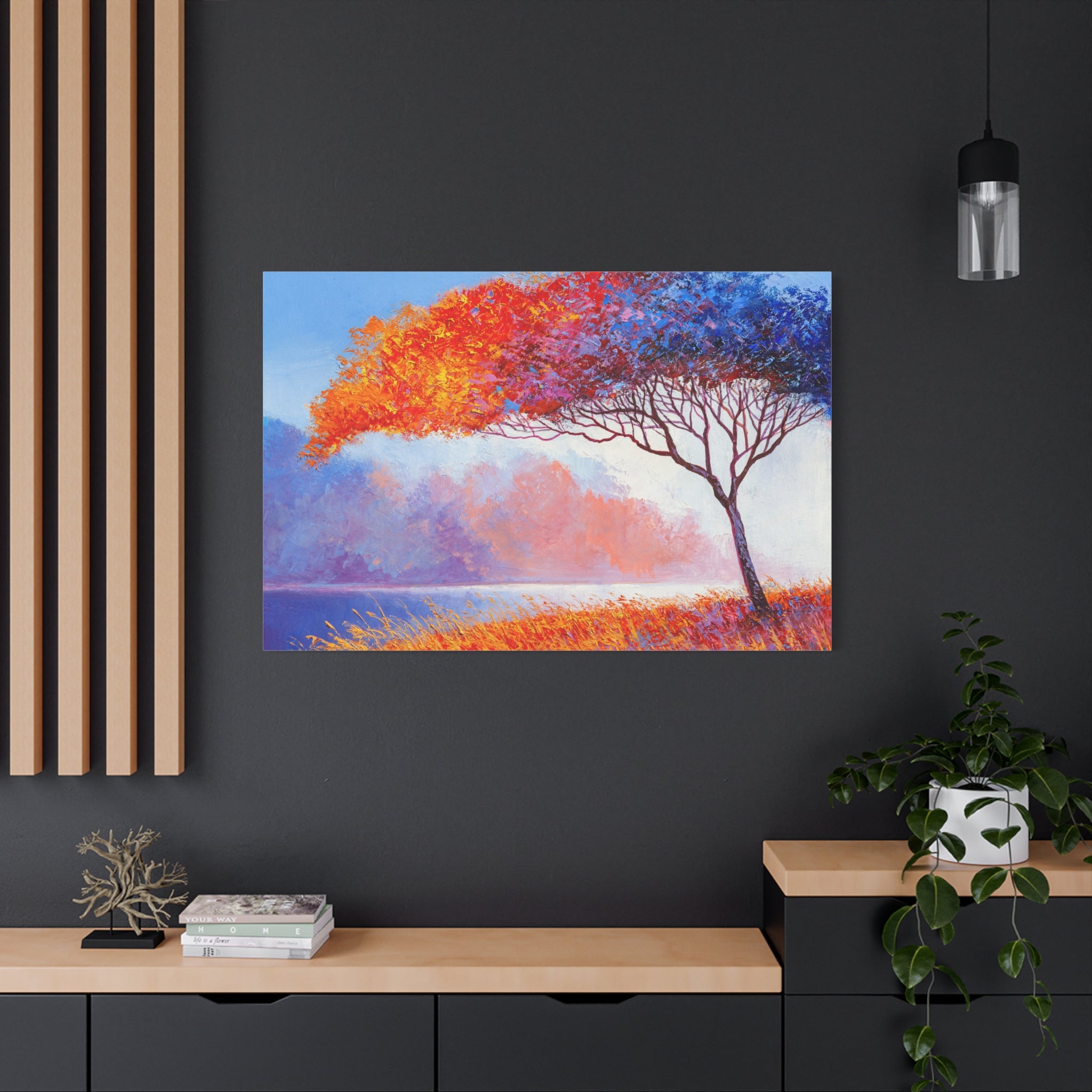canvas-wall-art-fall-floral-brush-effect-tree-print-stretched-matte-canvas-home-decor-autumn-decor-gift-for-nature-lovers