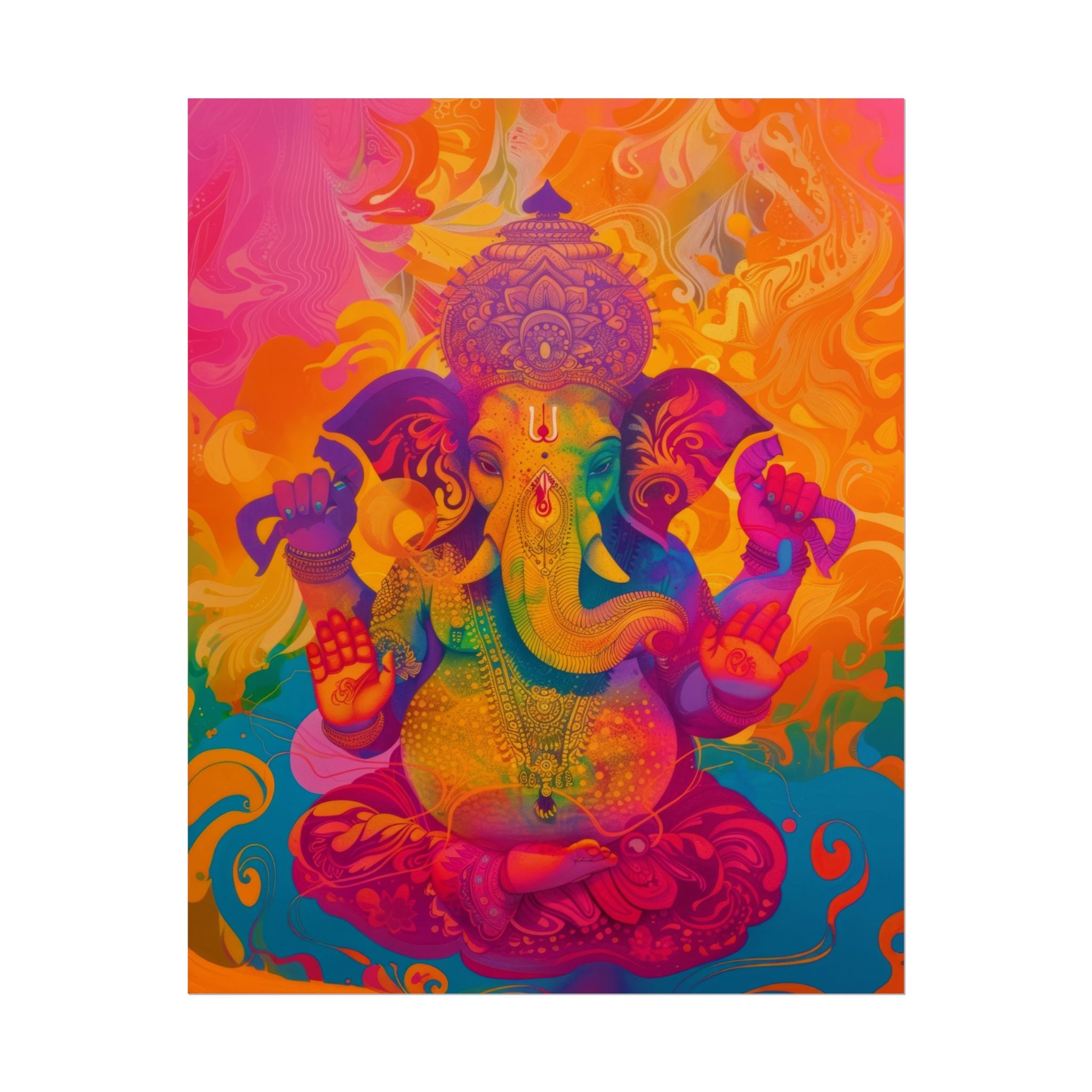 colorful-ganesha-poster-print-wall-art-decor-spiritual-home-decor-lord-ganesha-art-hindu-god-wall-decor-ethnic-wall-hanging