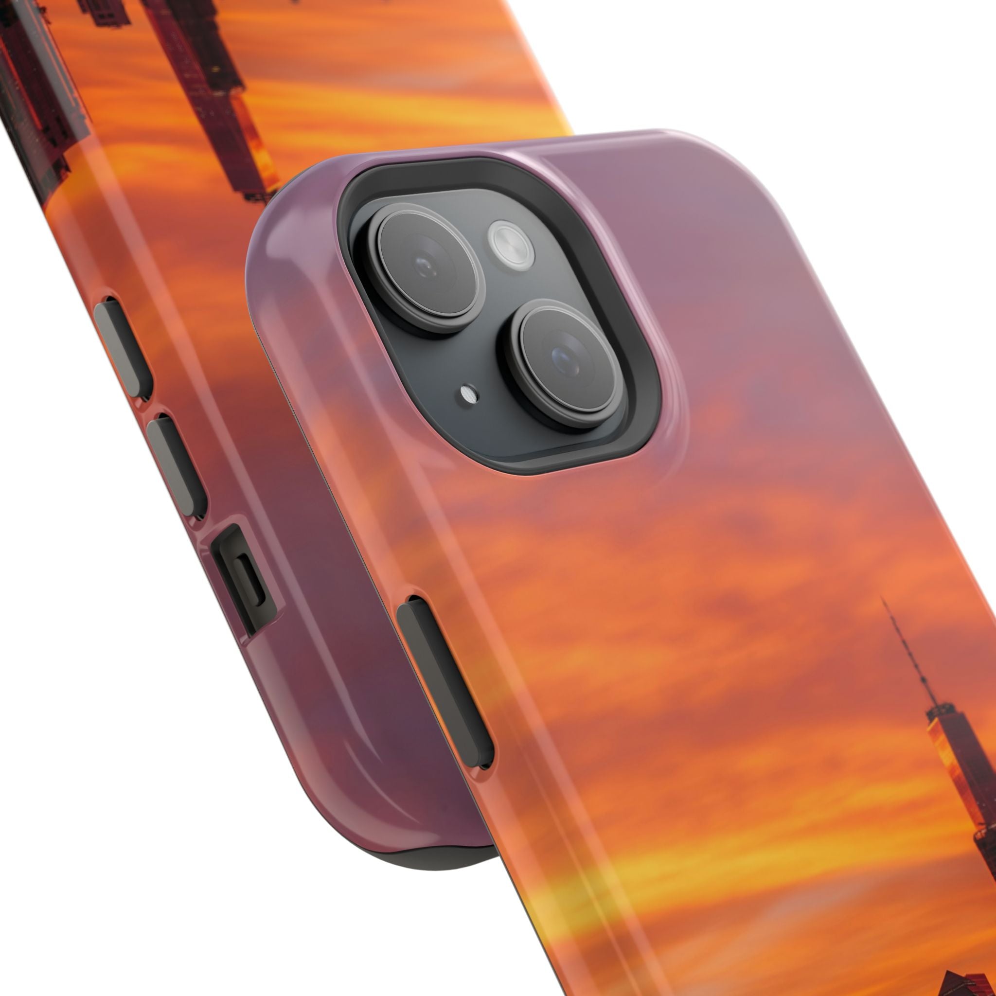 sunset-nyc-cityscape-magnetic-tough-case-durable-phone-protector-new-york-tough-case-gift-for-photographers-urban-aesthetic