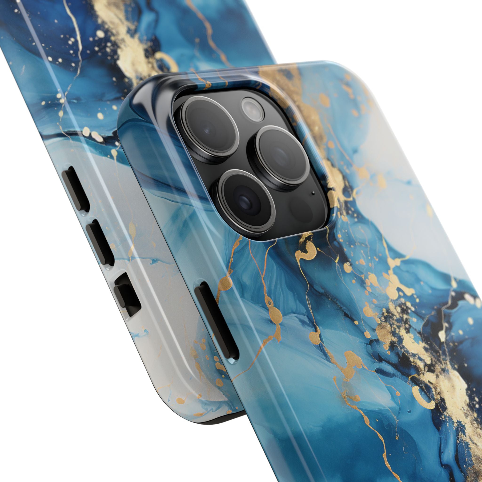 blue-gold-marble-iphone-tough-case-elegant-minimalist-protective-cover-stylish-phone-shell-hard-shell-iphone-case-trendy-acce