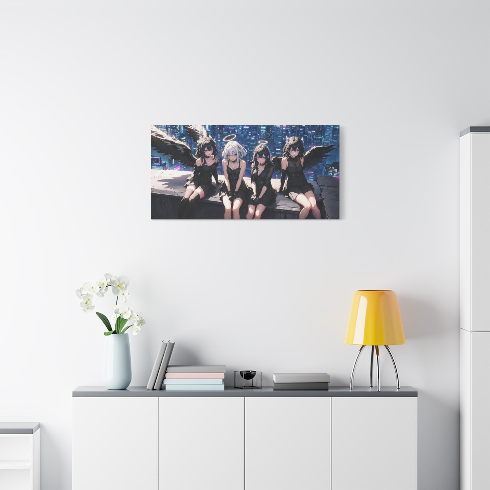canvas-print-anime-angels-anime-lover-canvas-wall-art-matte-stretched-wall-art-beautiful-anime-girls-decor-anime-print-anime-